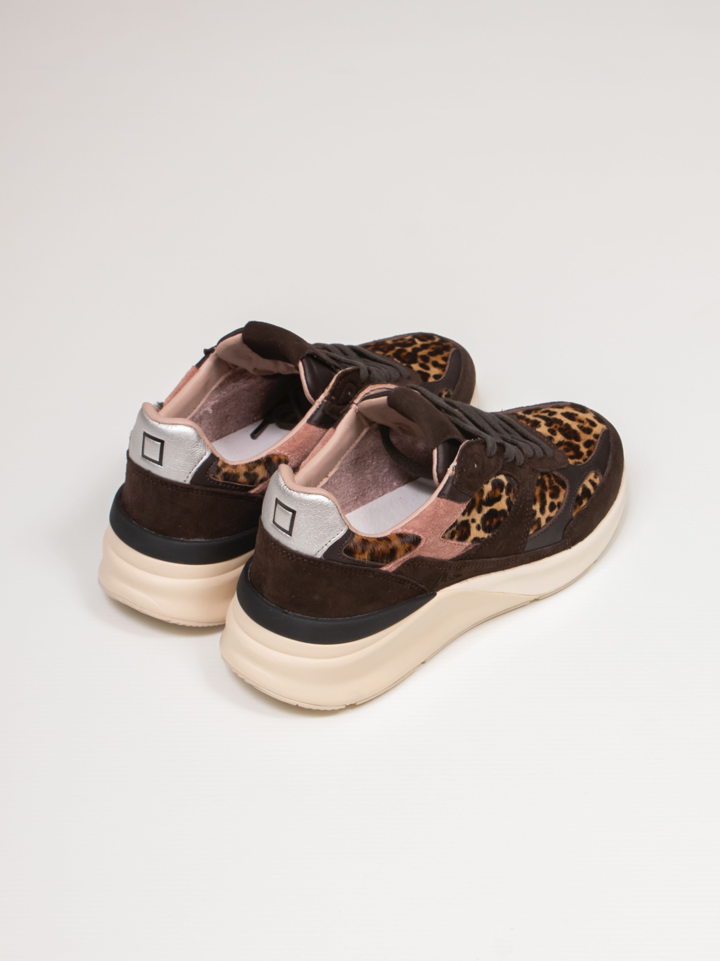 DATE SNEAKER LW LEOPARD BROWN