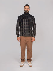 EMPORIO ARMANI MAGLIA MB016 NAVY/GRAY
