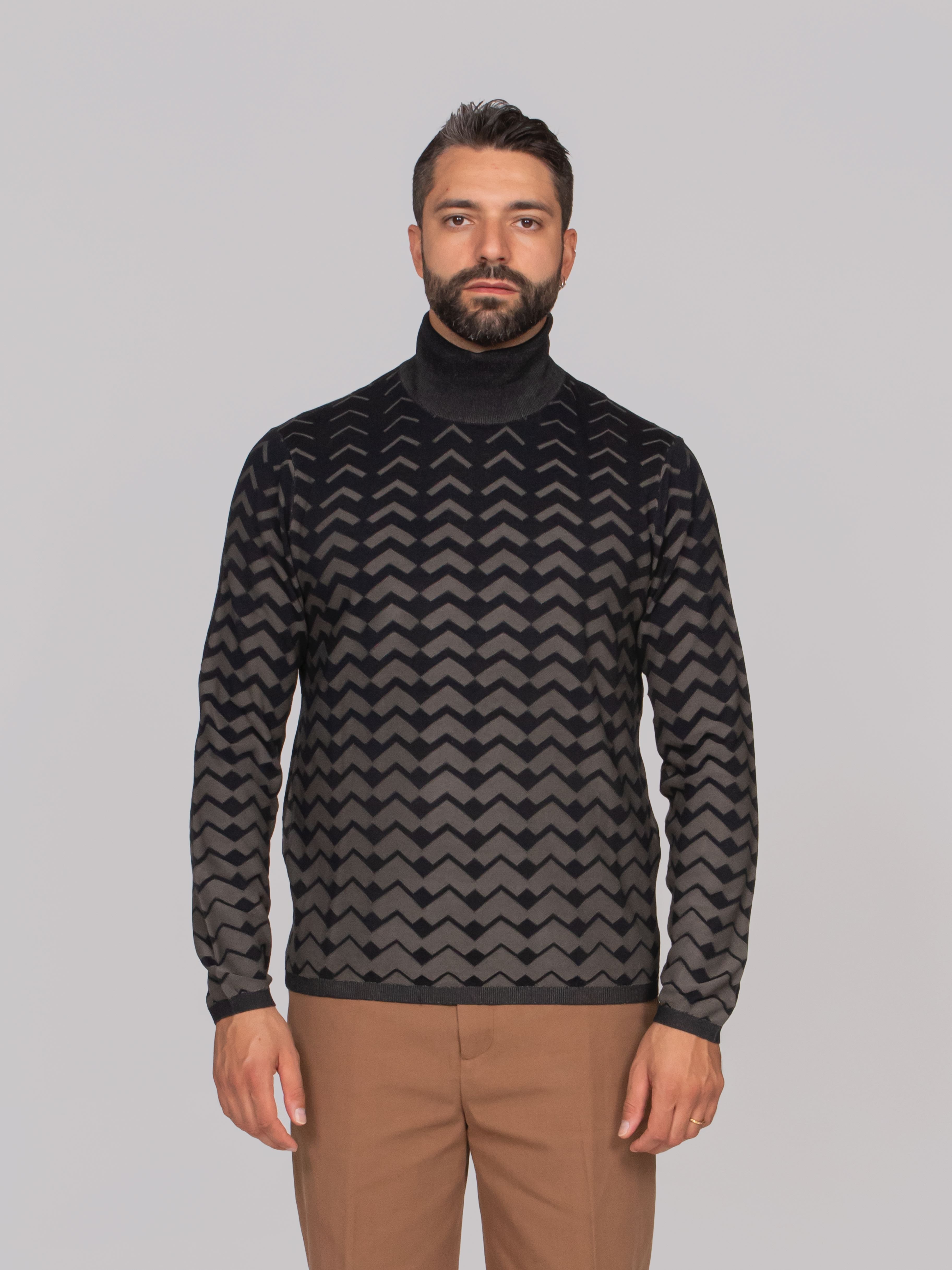 EMPORIO ARMANI MAGLIA MB016 NAVY/GRAY