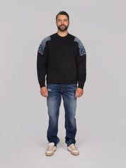 DSQUARED2 FELPA MONOGRAM 900 NERO