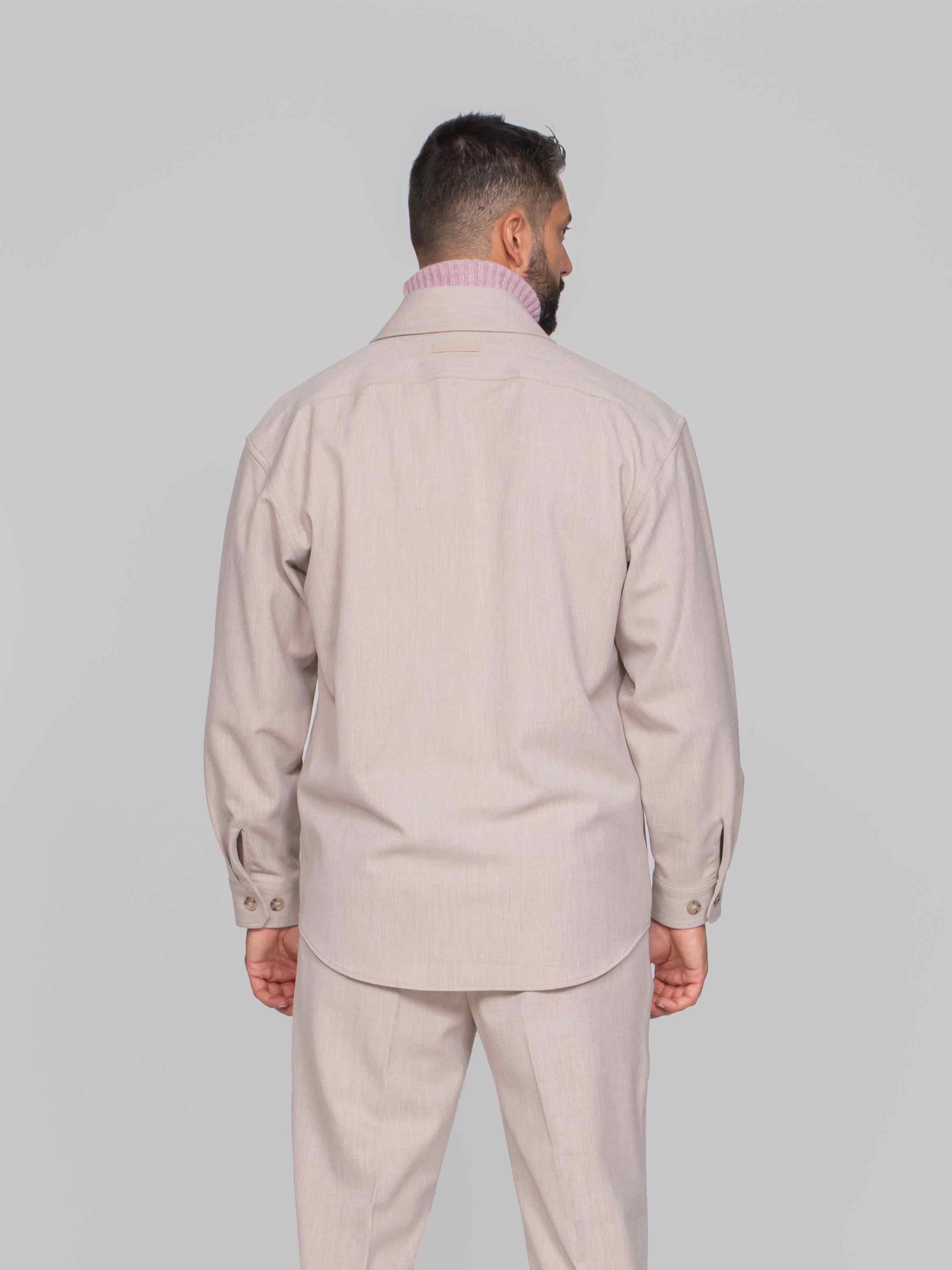 PAOLO PECORA CAMICIA IN TESSUTO 1237 CORDA