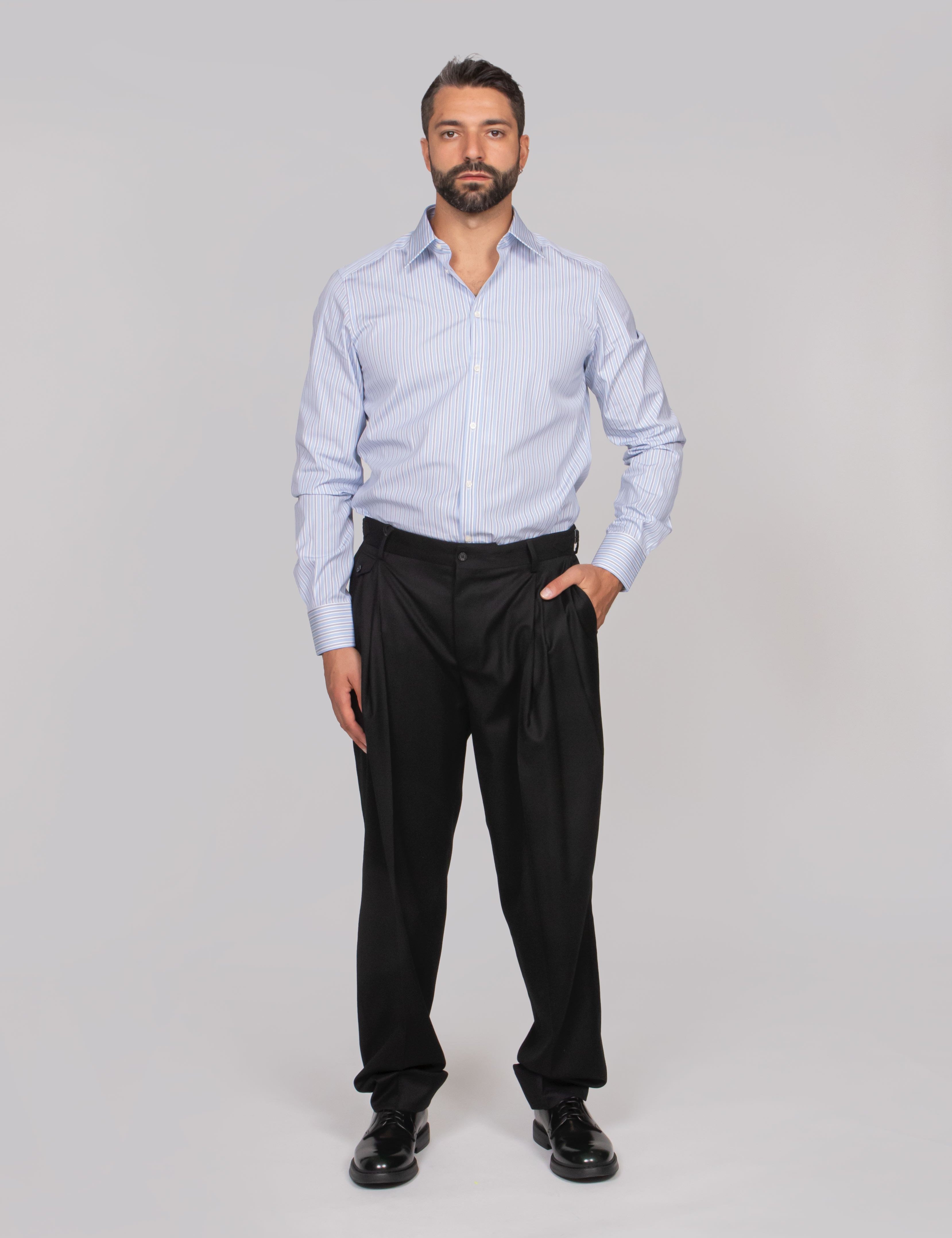 DOLCE & GABBANA CAMICIA S8051 RIGATO