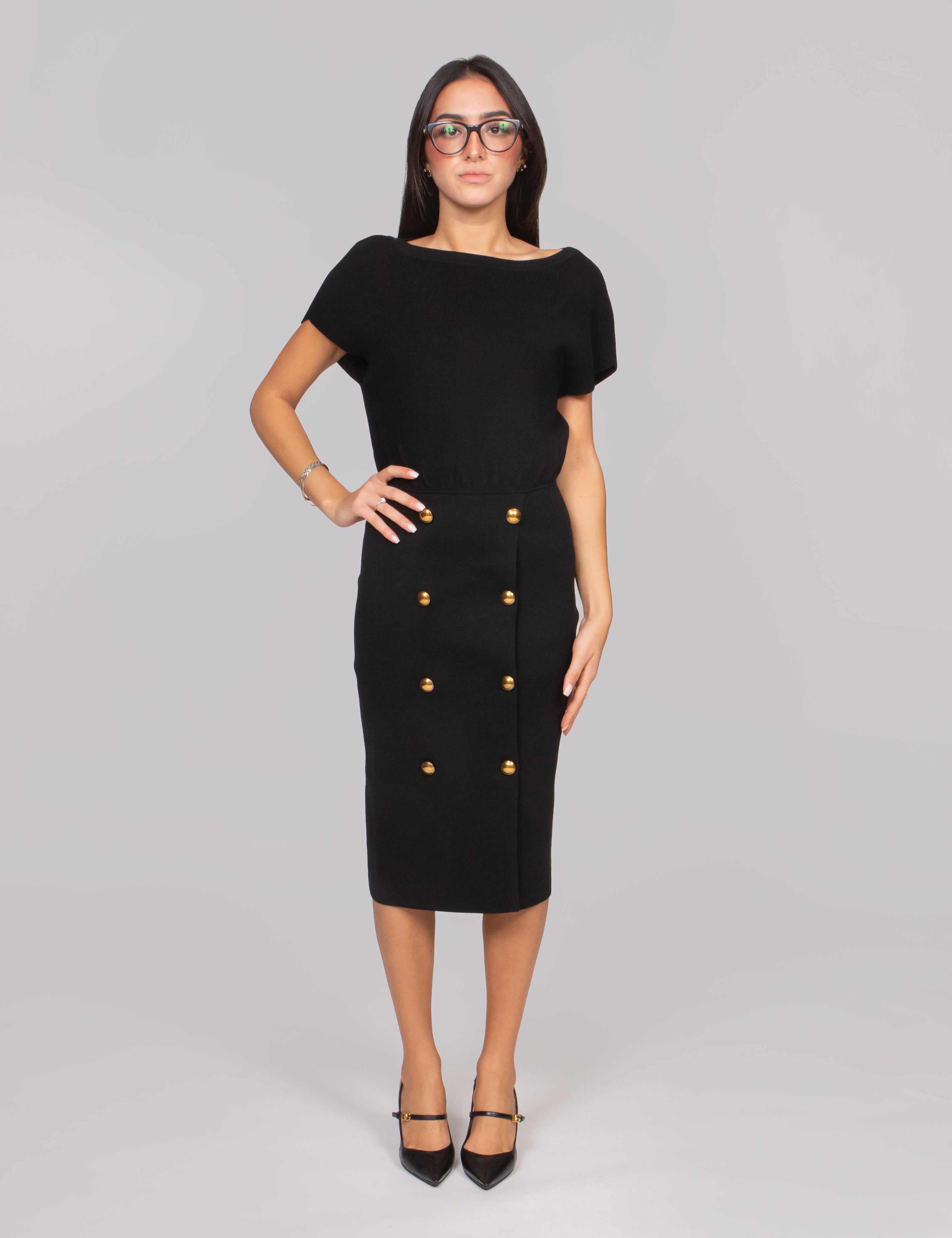 ELISABETTA FRANCHI ABITO 110 NERO