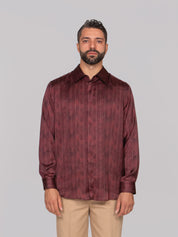EMPORIO ARMANI CAMICIA  F5078 BORDEAUX