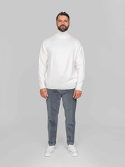 PAOLO PECORA MAGLIA LUPETTO 1102 PANNA