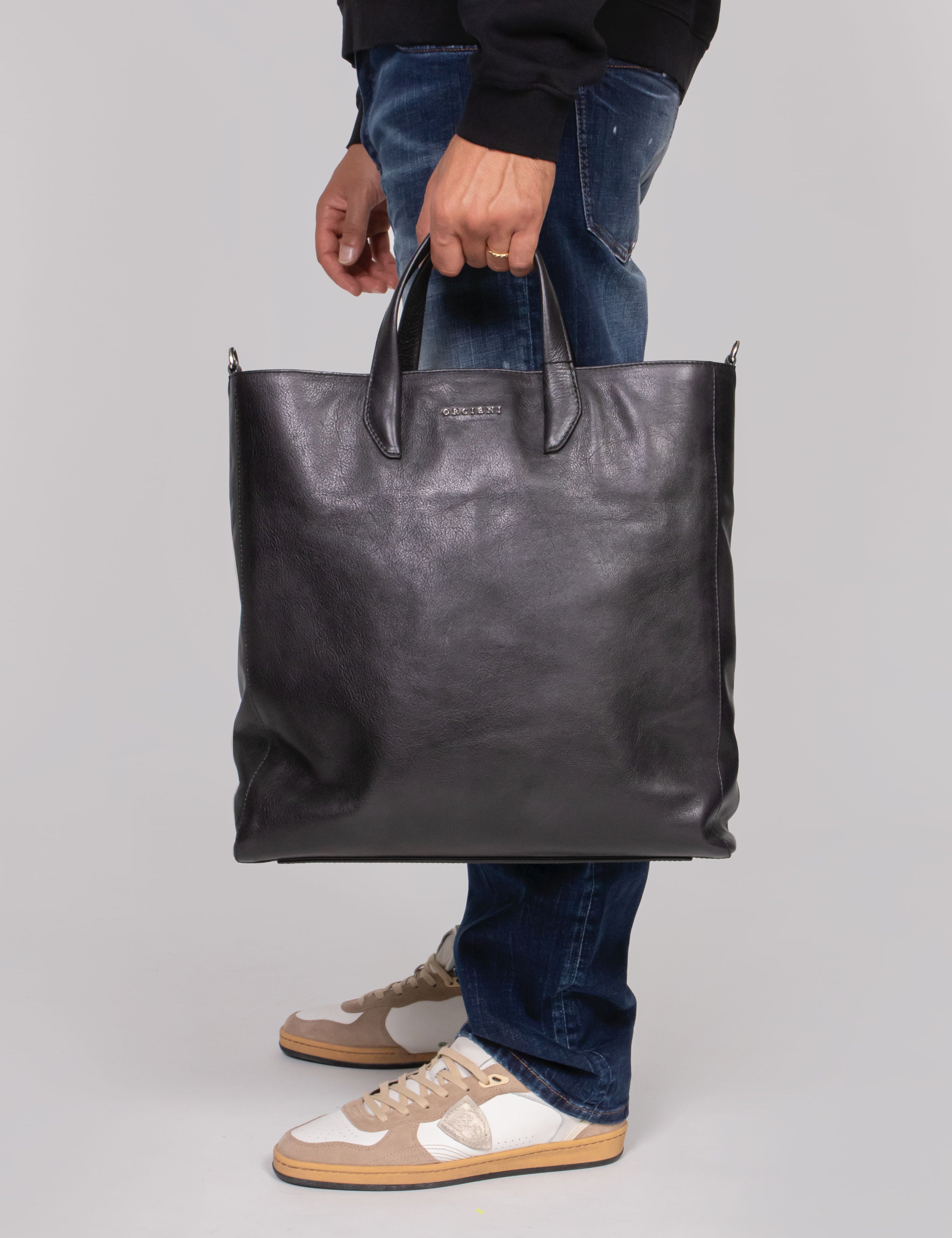 ORCIANI BORSA TOTE NERO