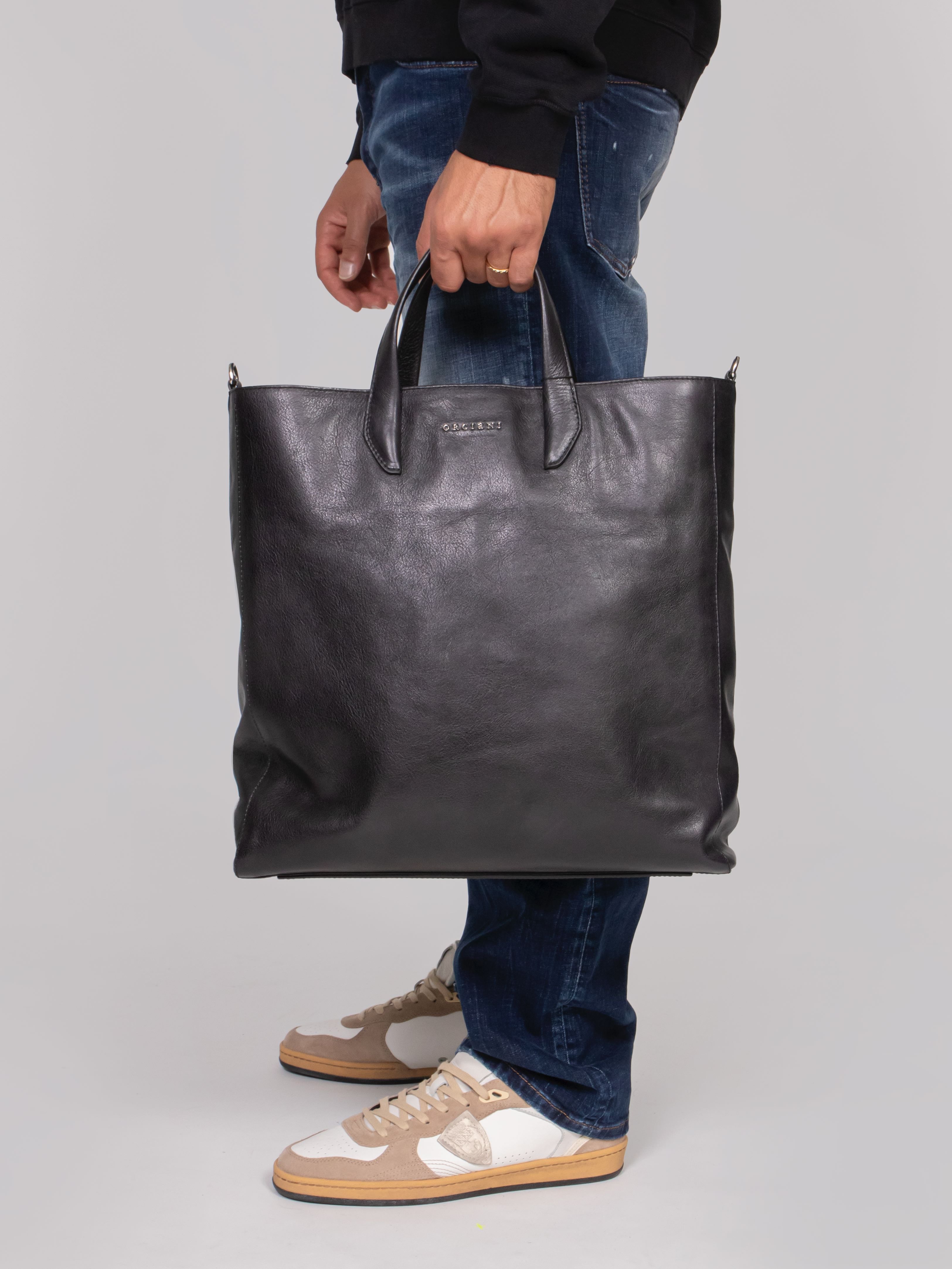 ORCIANI BORSA TOTE NERO