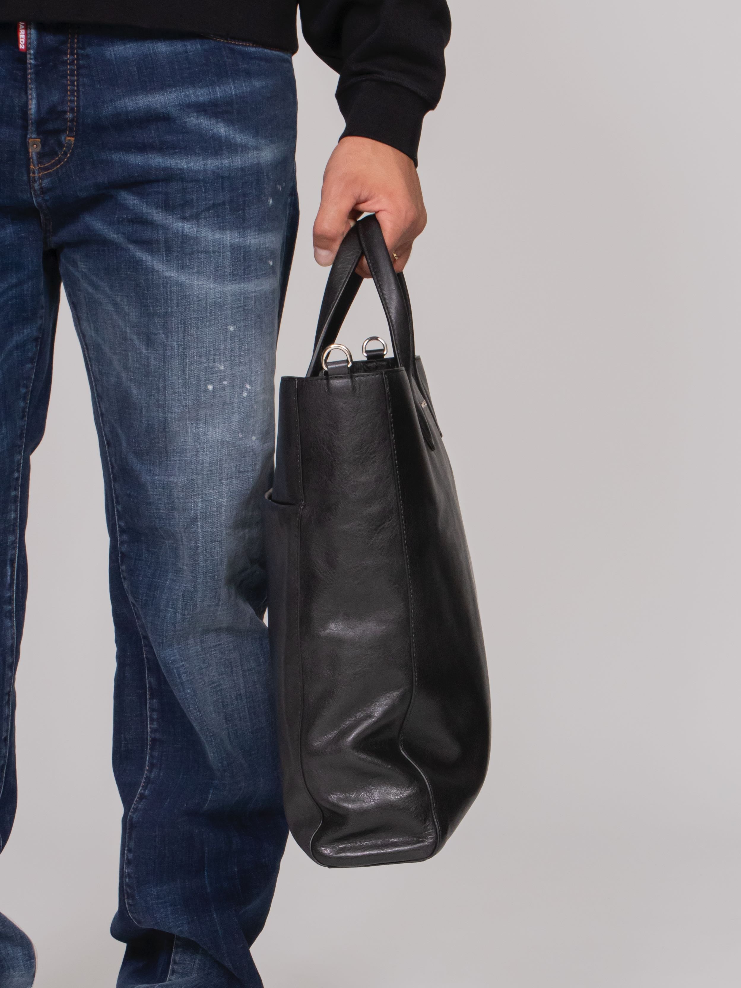 ORCIANI BORSA TOTE NERO