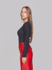 PINKO MAGLIA I76 GRIGIO CORVO