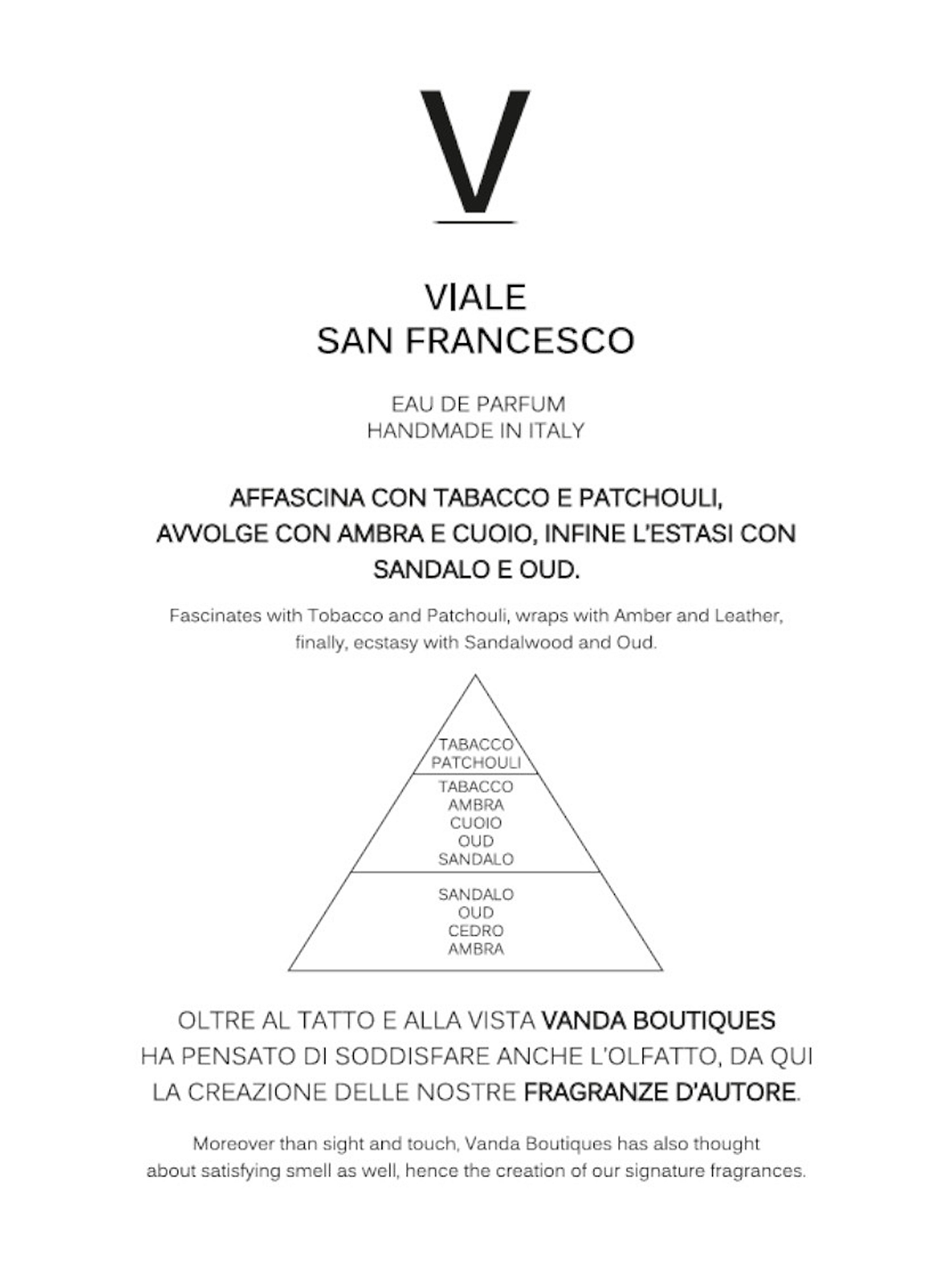 Profumo Viale San Francesco 100 Ml