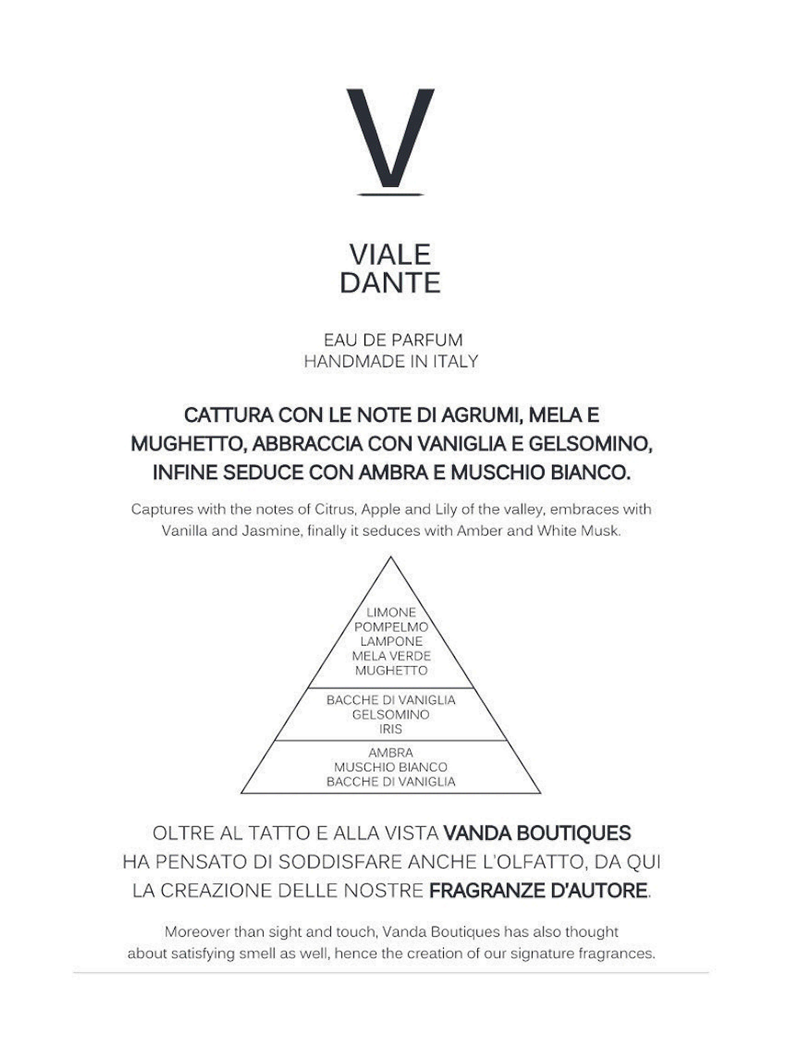 Profumo Viale Dante 100 Ml