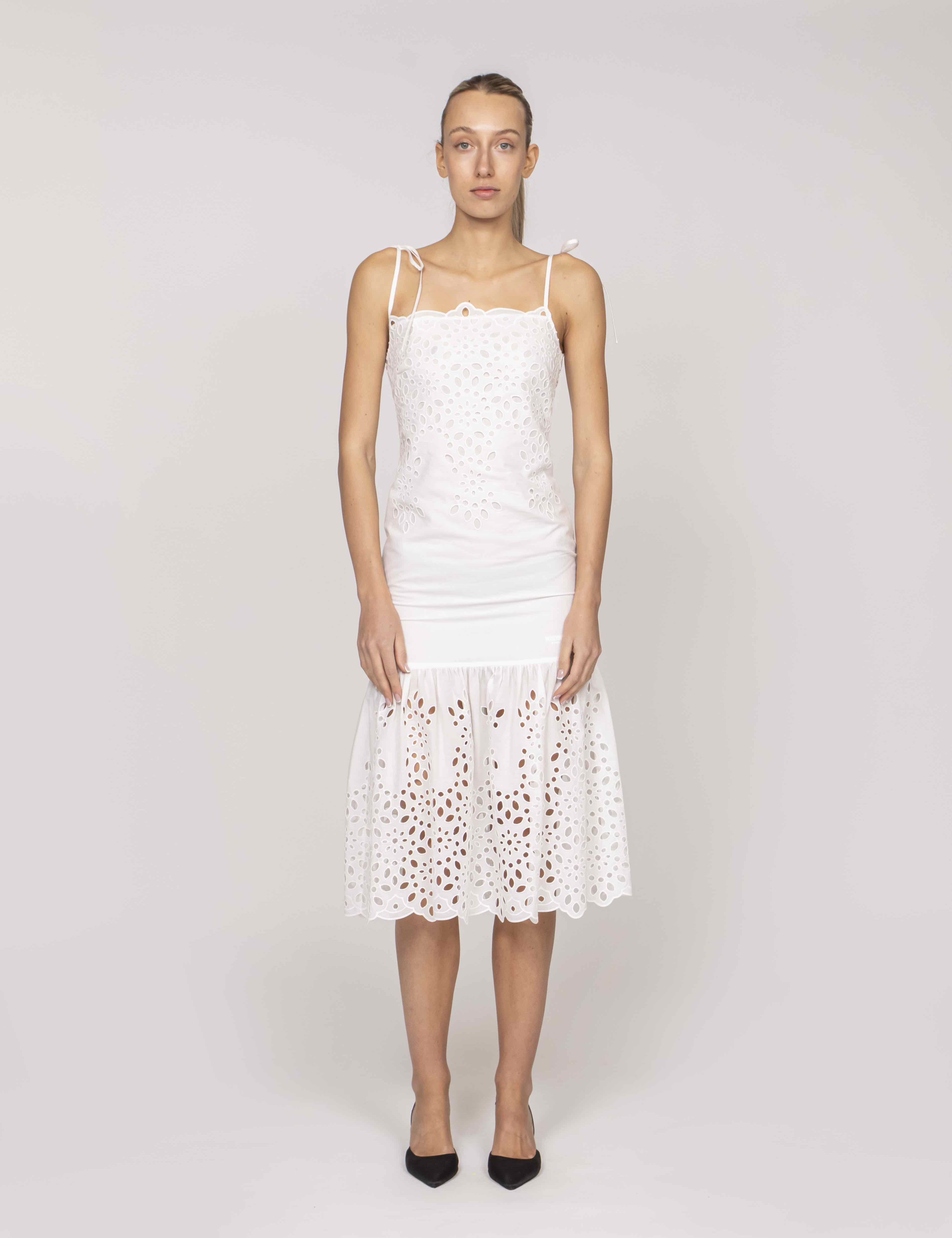 Moschino Jeans Abito 0002 BIANCO