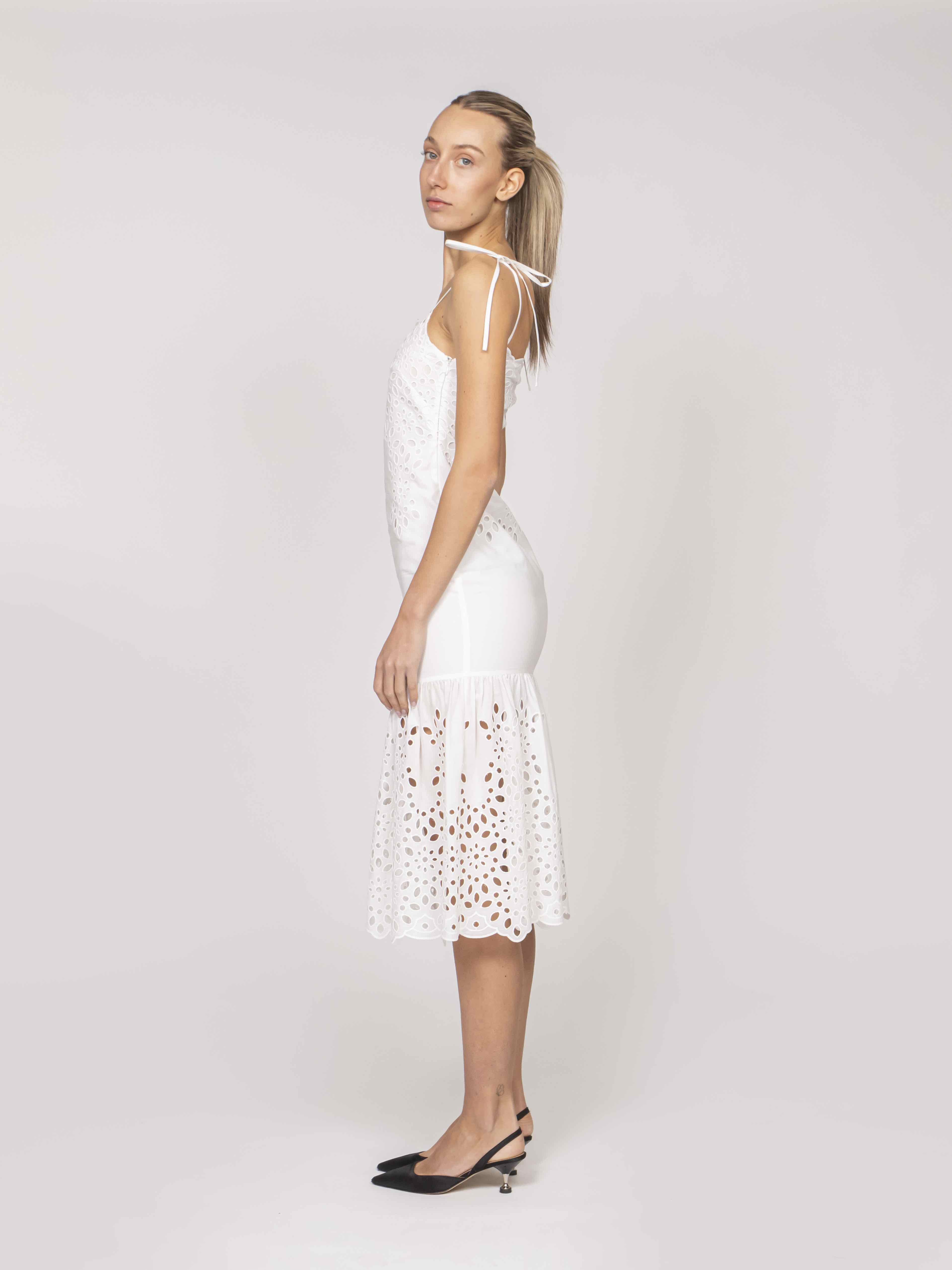 Moschino Jeans Abito 0002 BIANCO