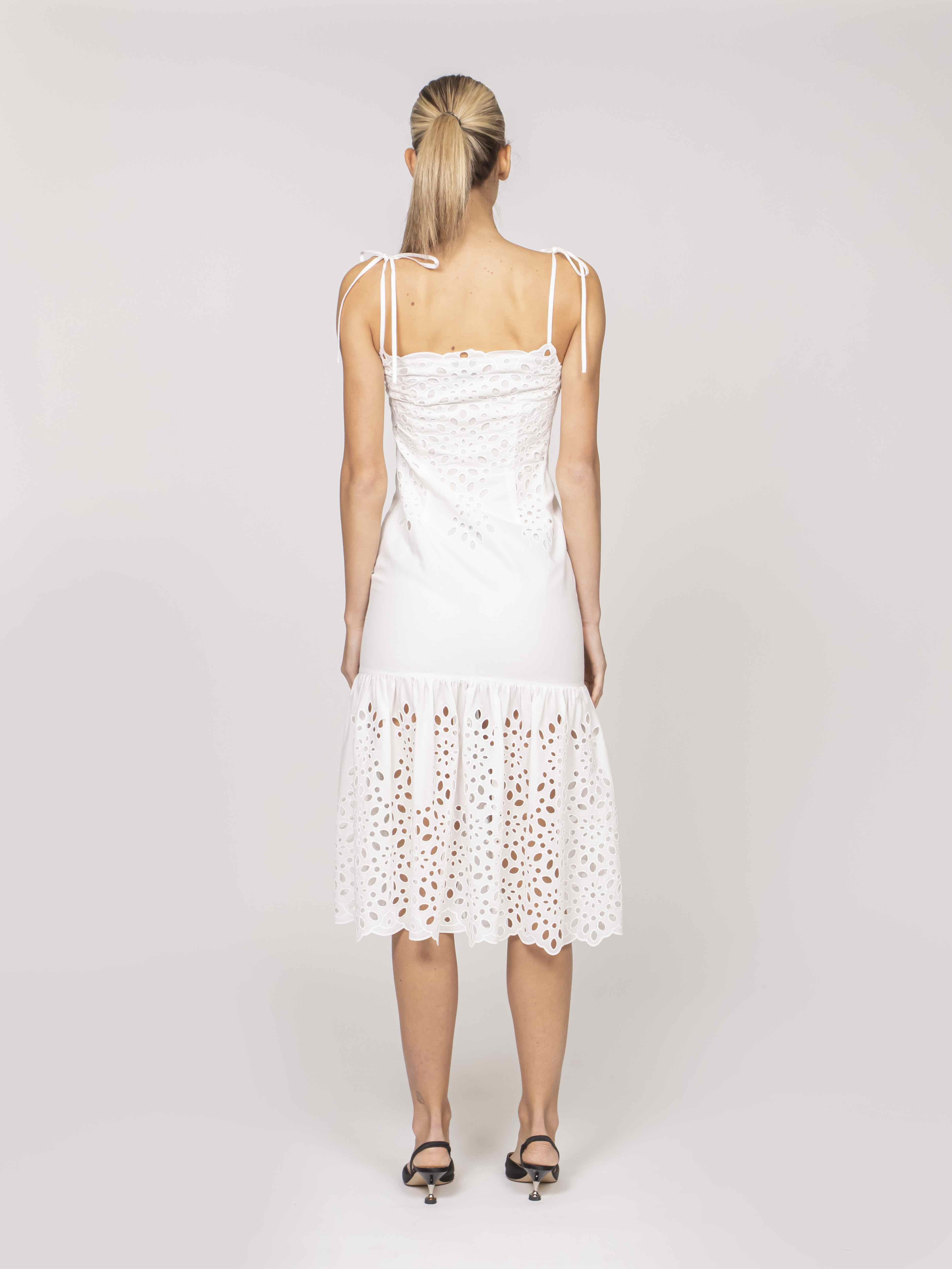 Moschino Jeans Abito 0002 BIANCO