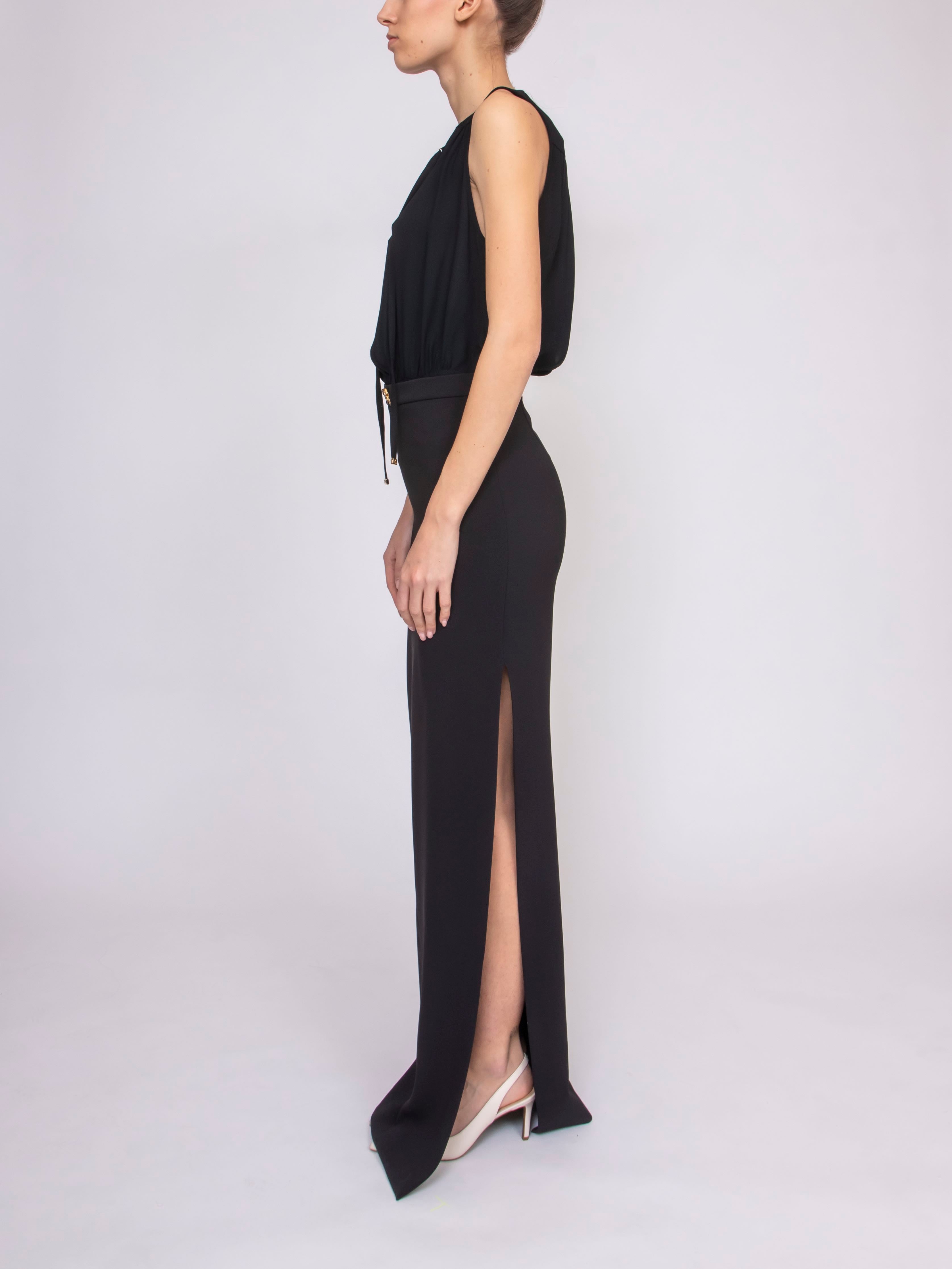 ワンピース ELISABETTA FRANCHI Woman Dress Black AB602 110 ELISABETTA FRANCHI Woman dress ab53441e2 110 black