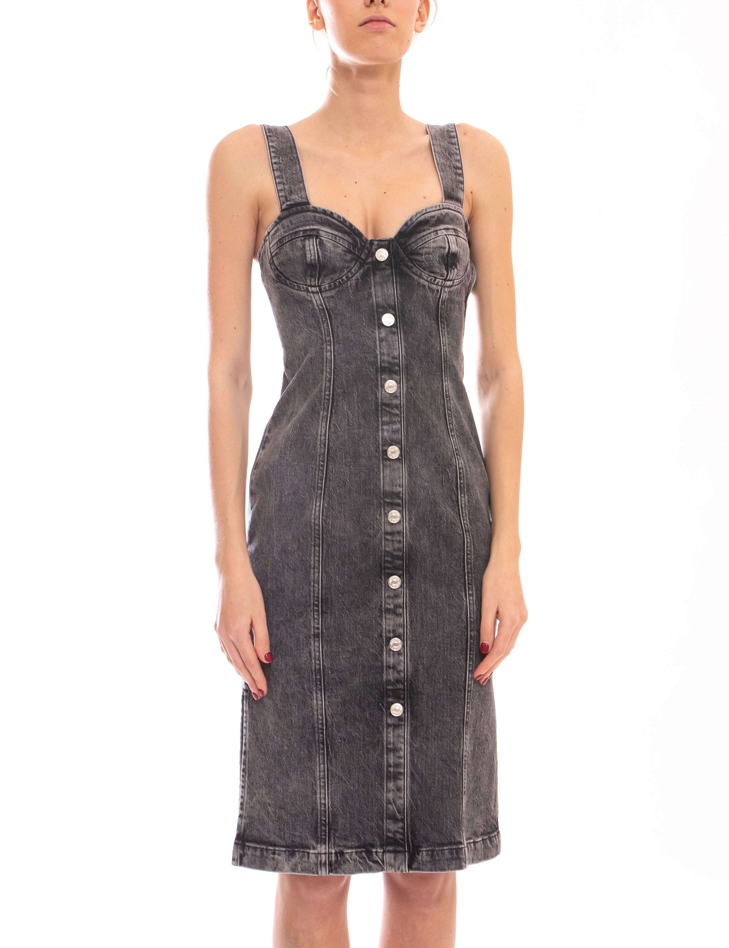 Moschino Abito 12 5 Oz Denim 1508 FANTASIA GRIGIO