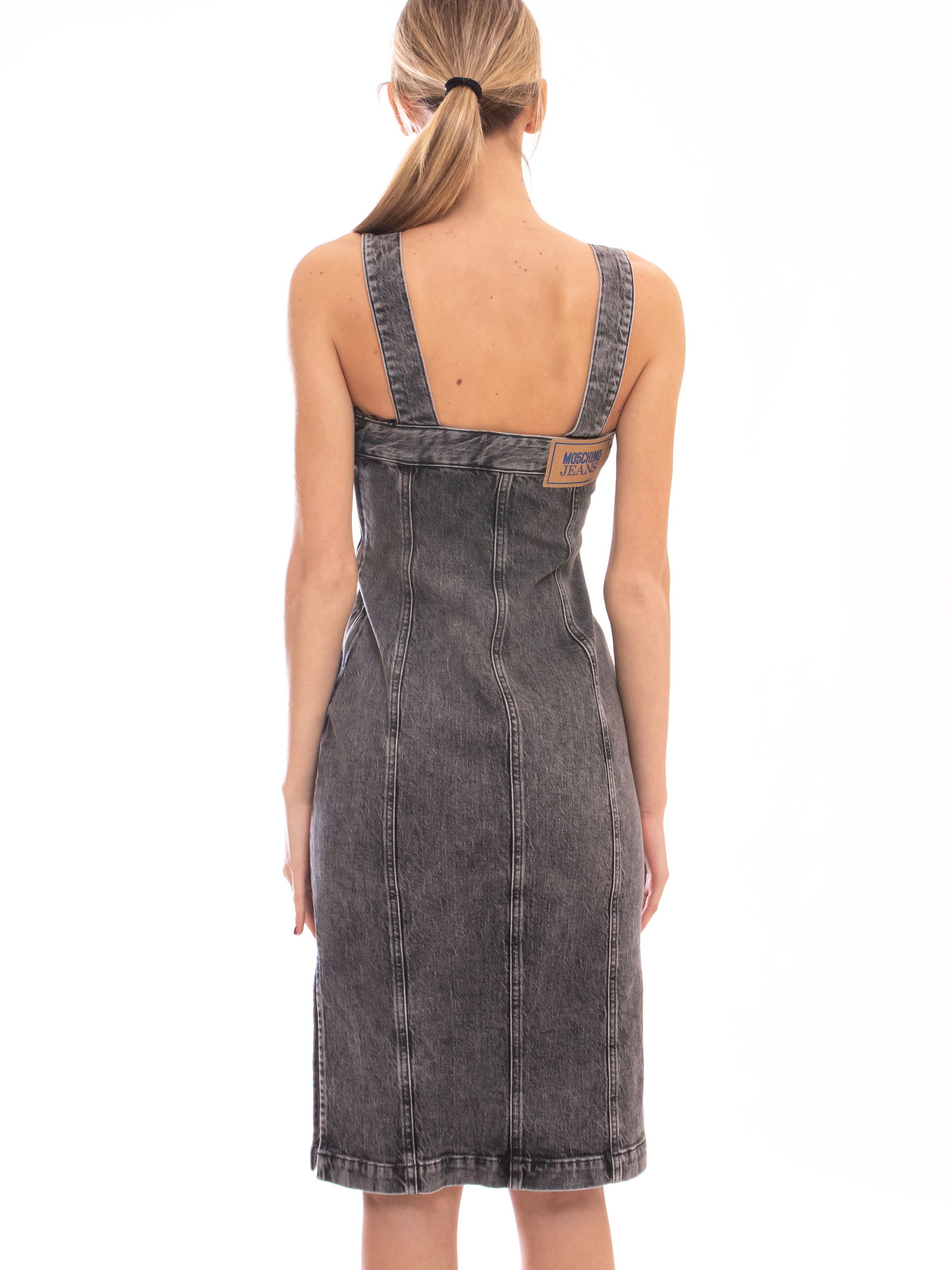 Moschino Abito 12 5 Oz Denim 1508 FANTASIA GRIGIO