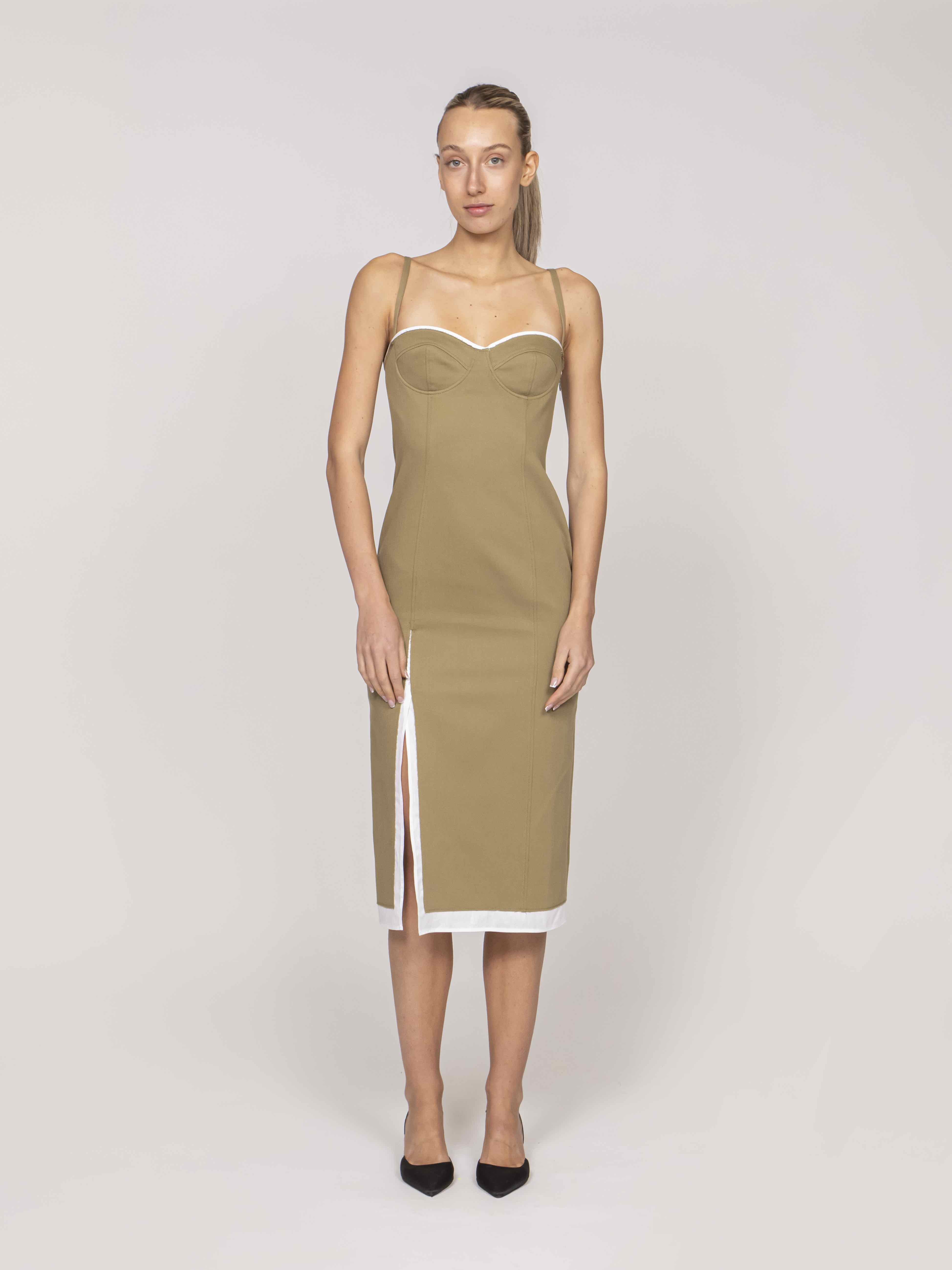 Moschino Jeans Abito 1427 FANTASIA VERDE