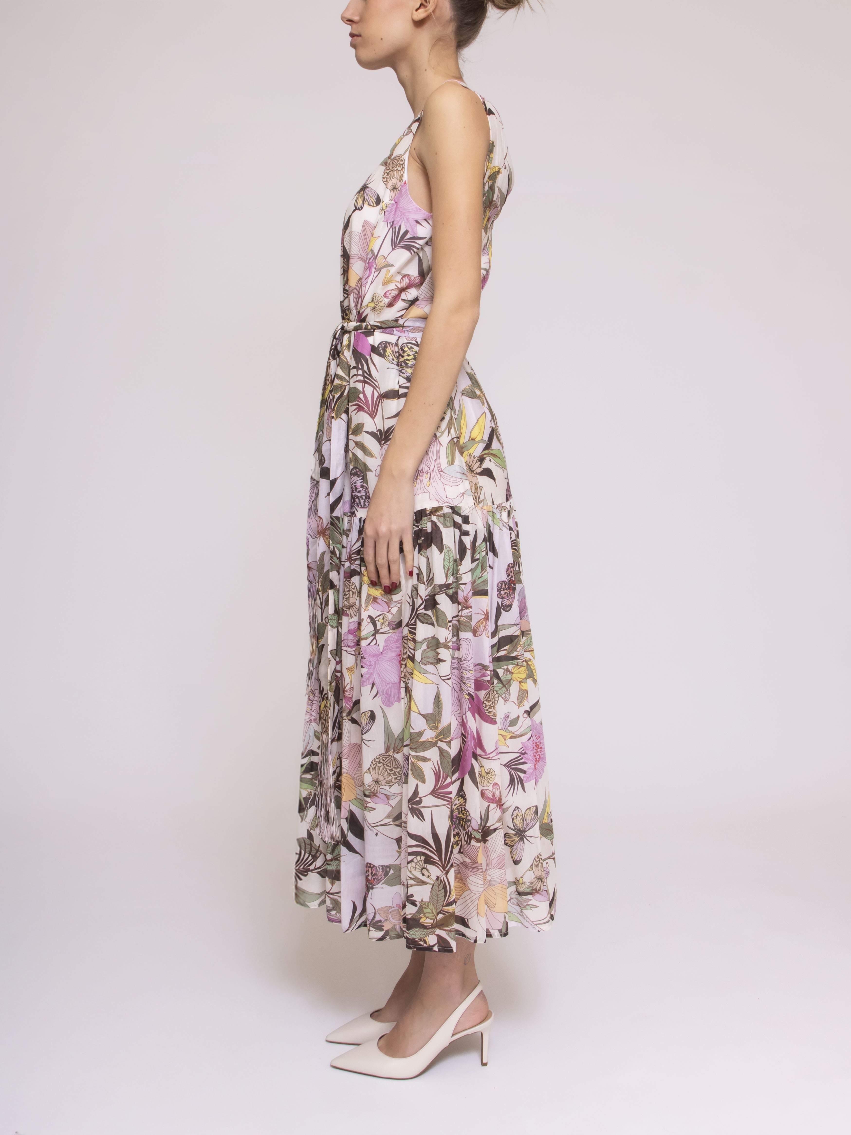 Shirtaporter Abito 1 MEXICAN GARDEN BIANCO