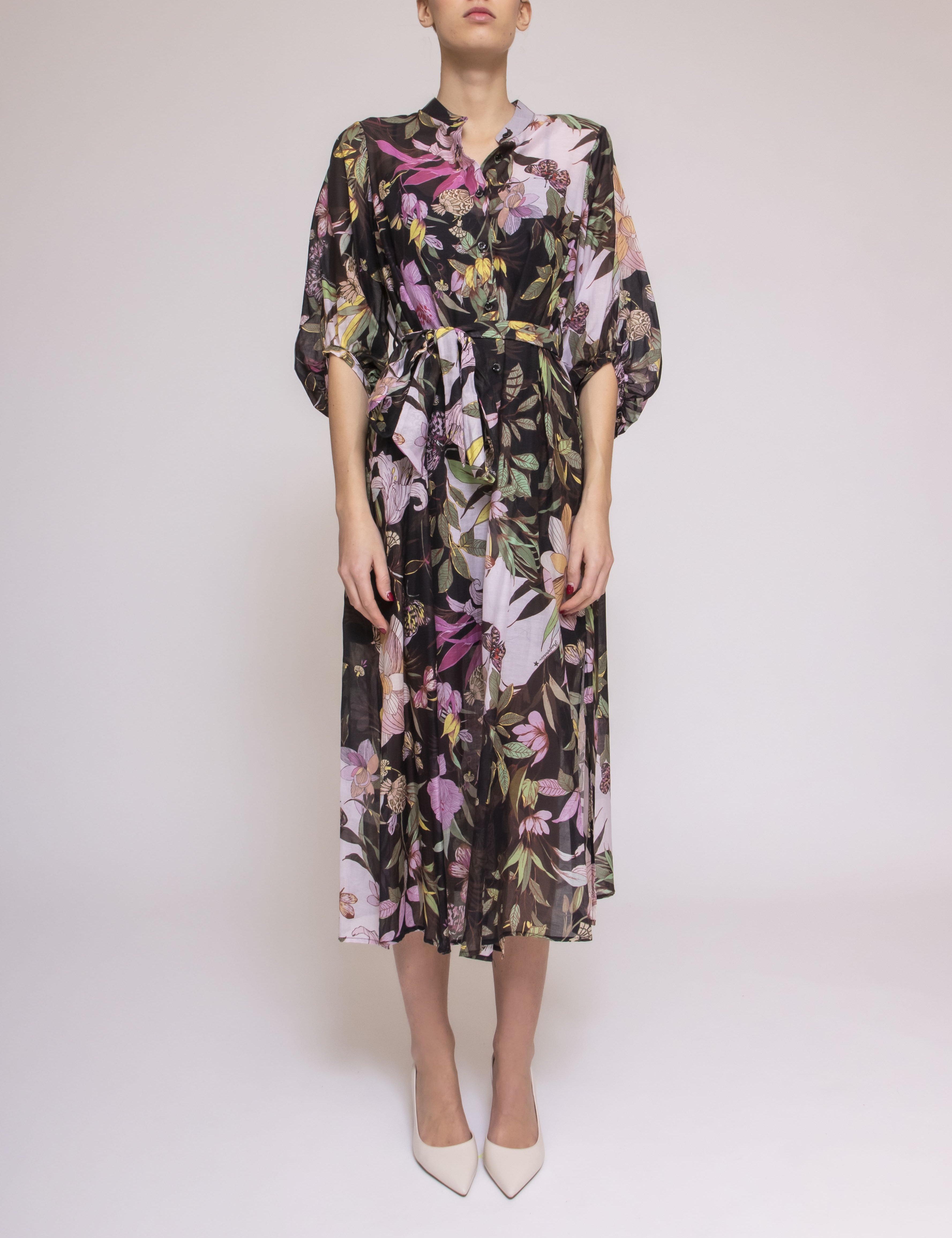 Shirtaporter Abito 2 MEXICAN GARDEN NERO