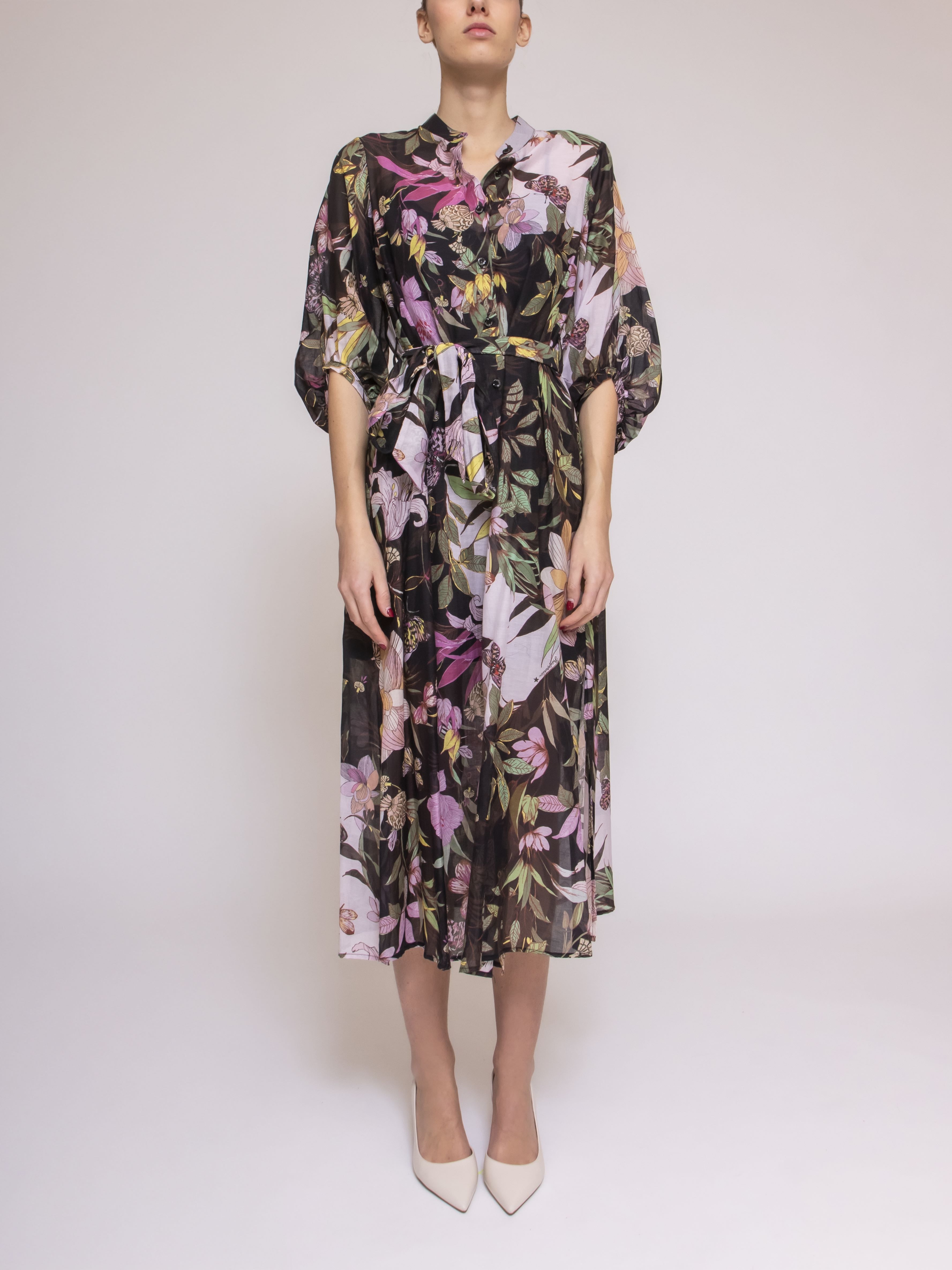 Shirtaporter Abito 2 MEXICAN GARDEN NERO