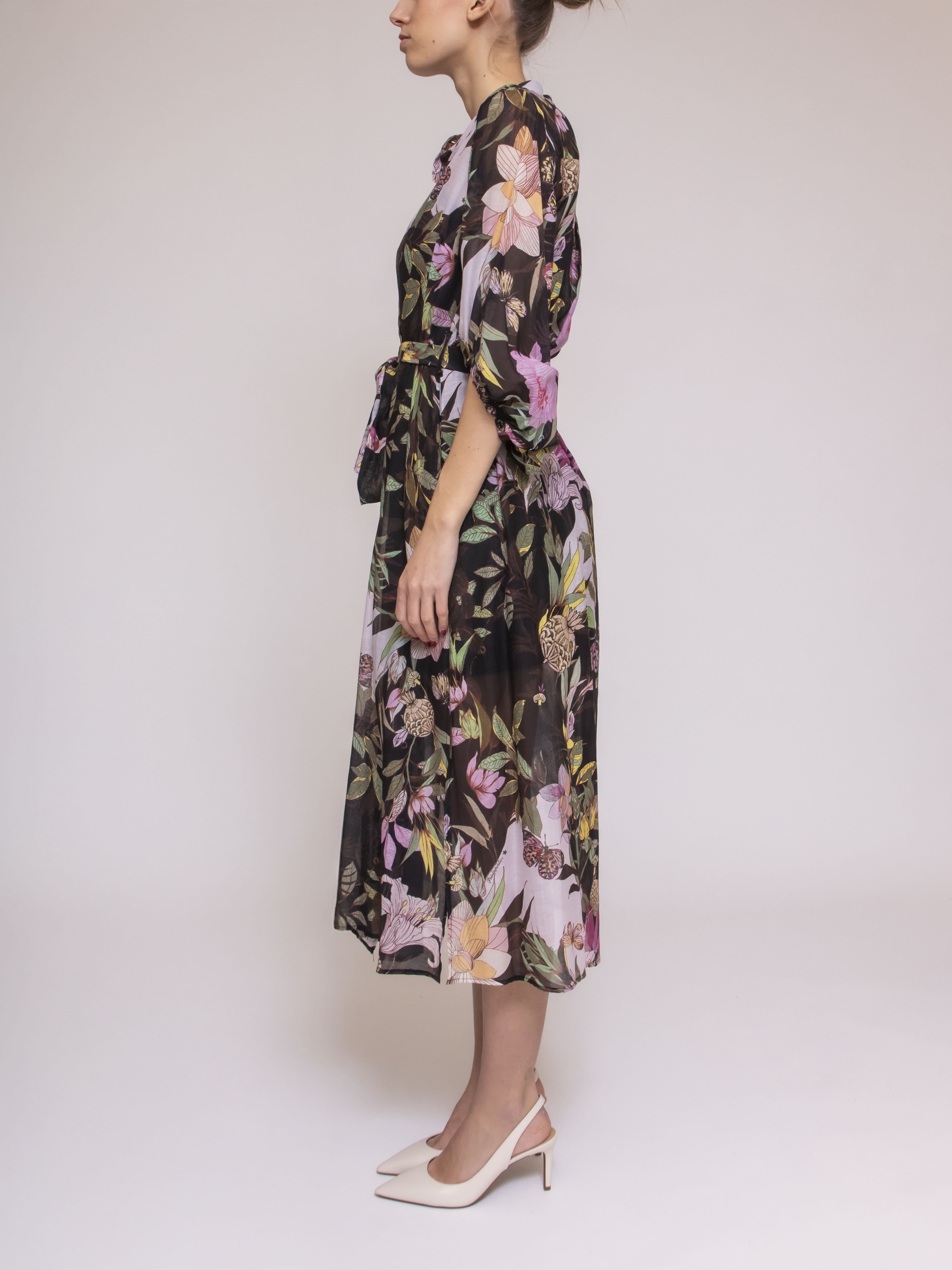 Shirtaporter Abito 2 MEXICAN GARDEN NERO