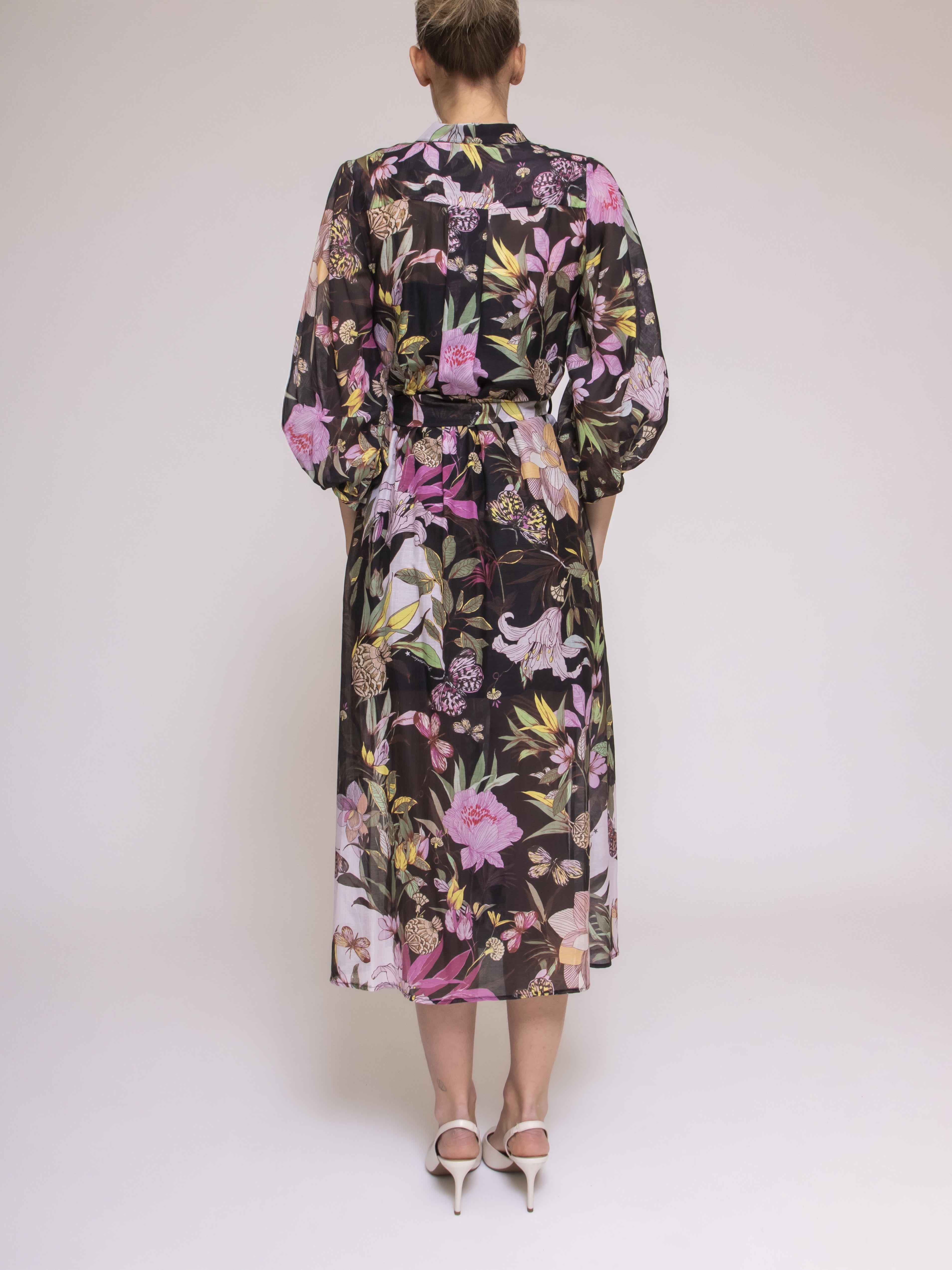 Shirtaporter Abito 2 MEXICAN GARDEN NERO