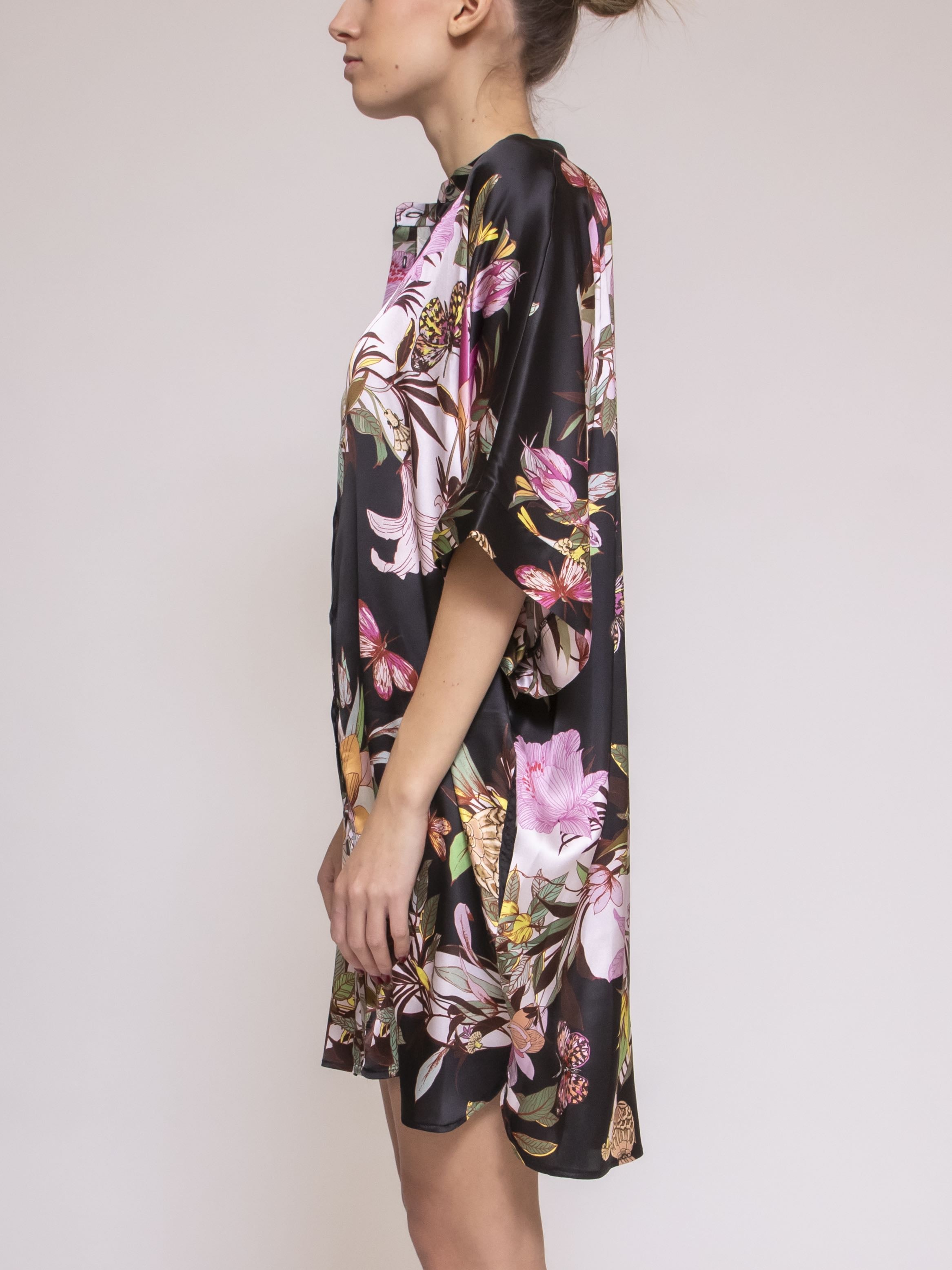 Shirtaporter Abito 2.MEXICAN GARDEN NERO