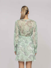 Pinko Abito Barbadine VGV VERDE GRIGIO/VERDE ACQUA