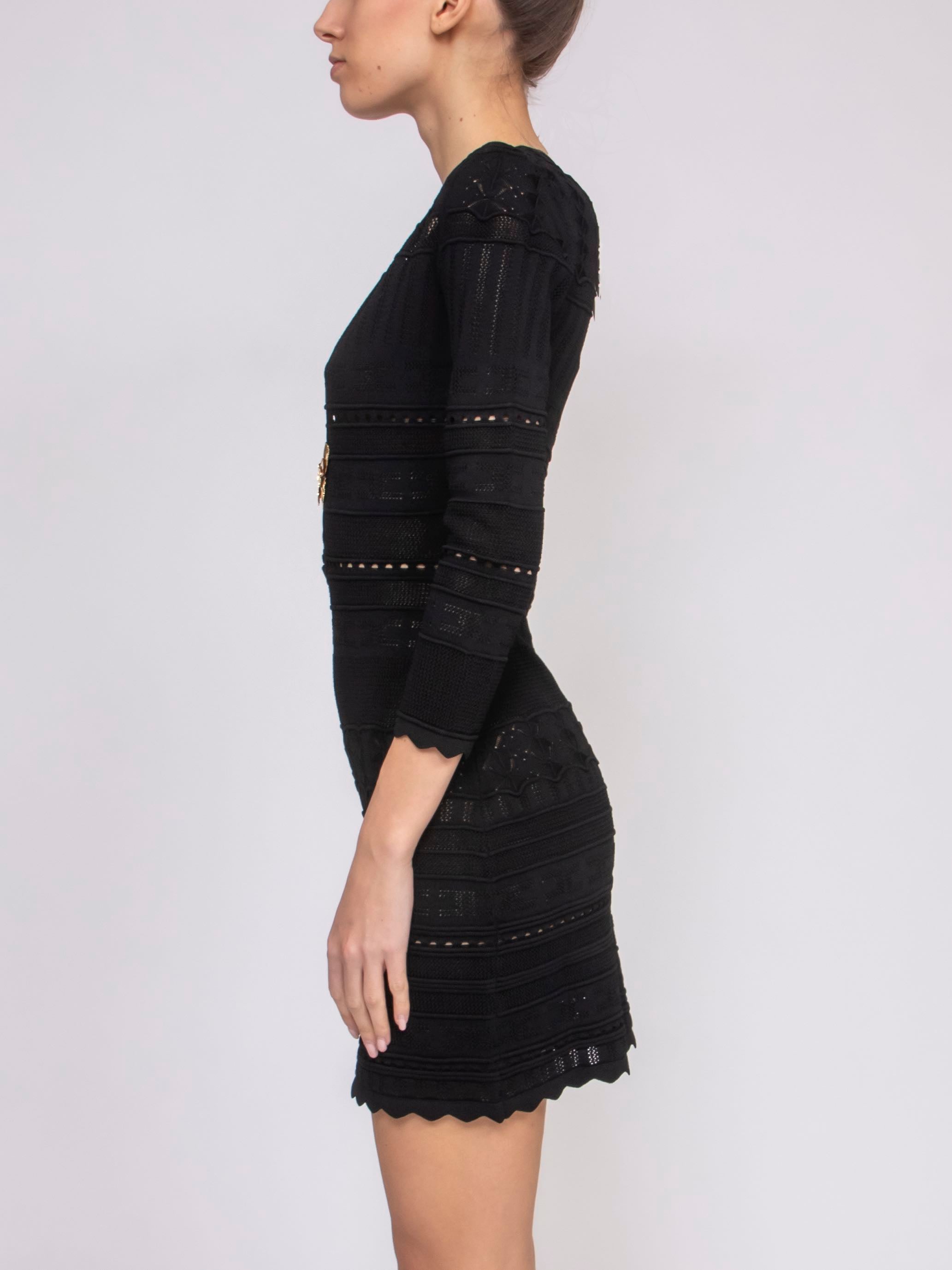 Elisabetta Franchi Abito Di Maglia 110 NERO