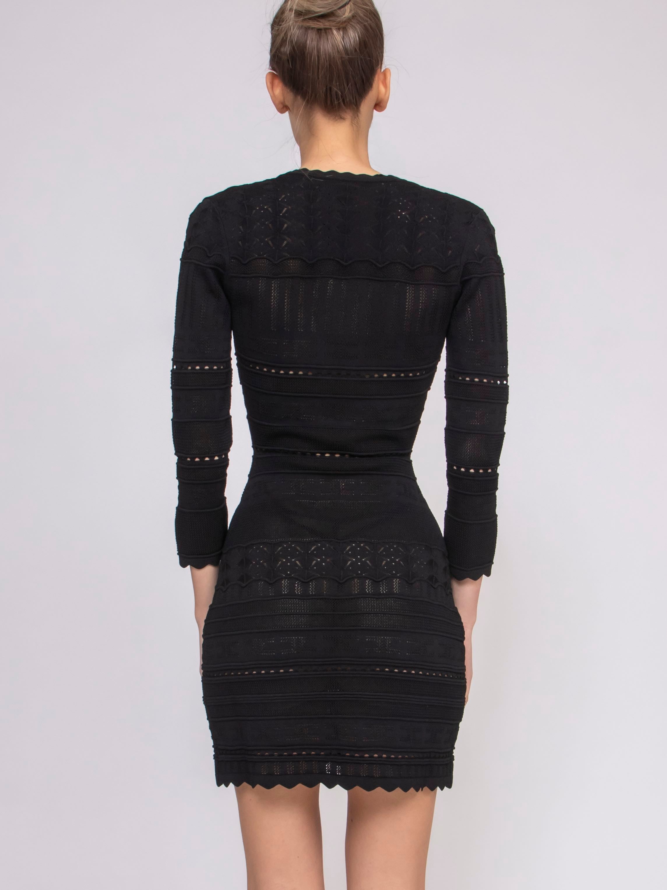 Elisabetta Franchi Abito Di Maglia 110 NERO