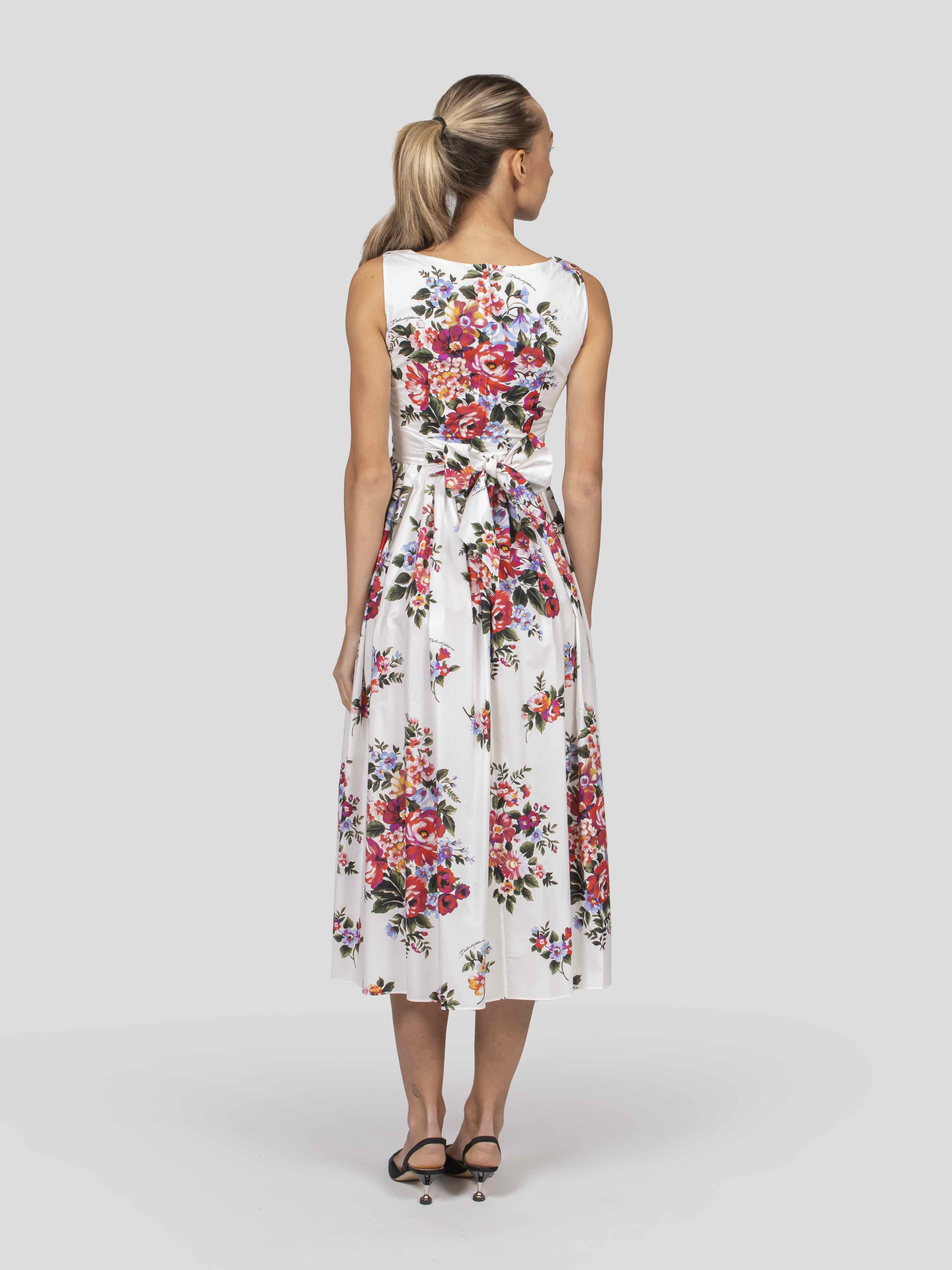 Dolce & Gabbana Abito HA5ZO MAZZ.FIORI F.BIANCO