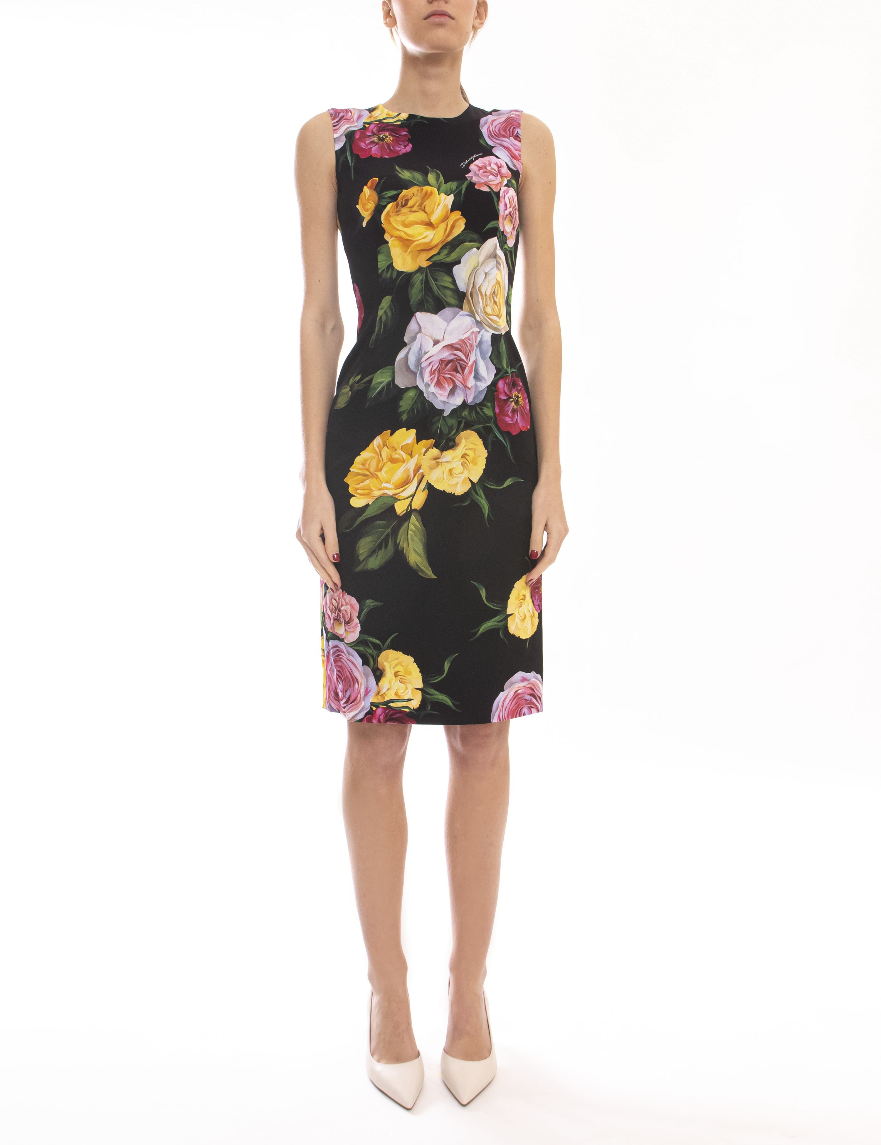 Dolce & Gabbana Abito HN5IY PEONIE ROSE F.NERO