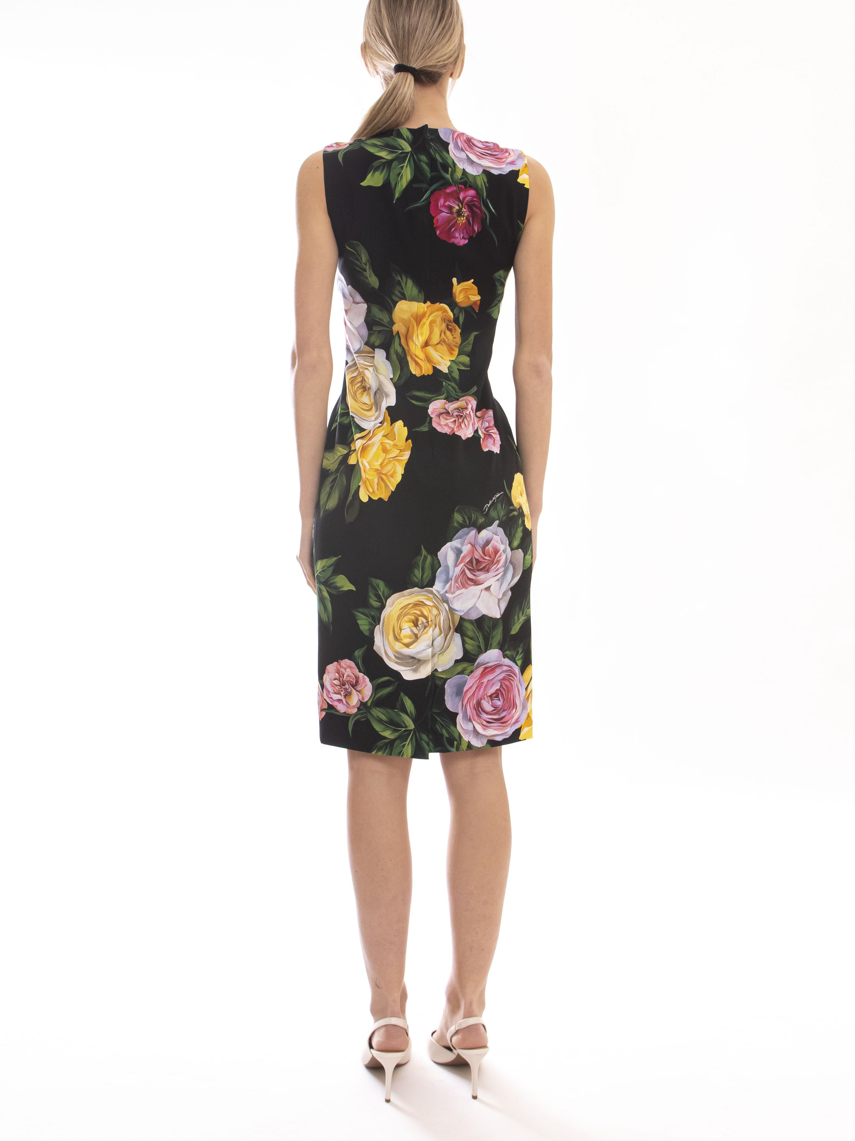 Dolce & Gabbana Abito HN5IY PEONIE ROSE F.NERO