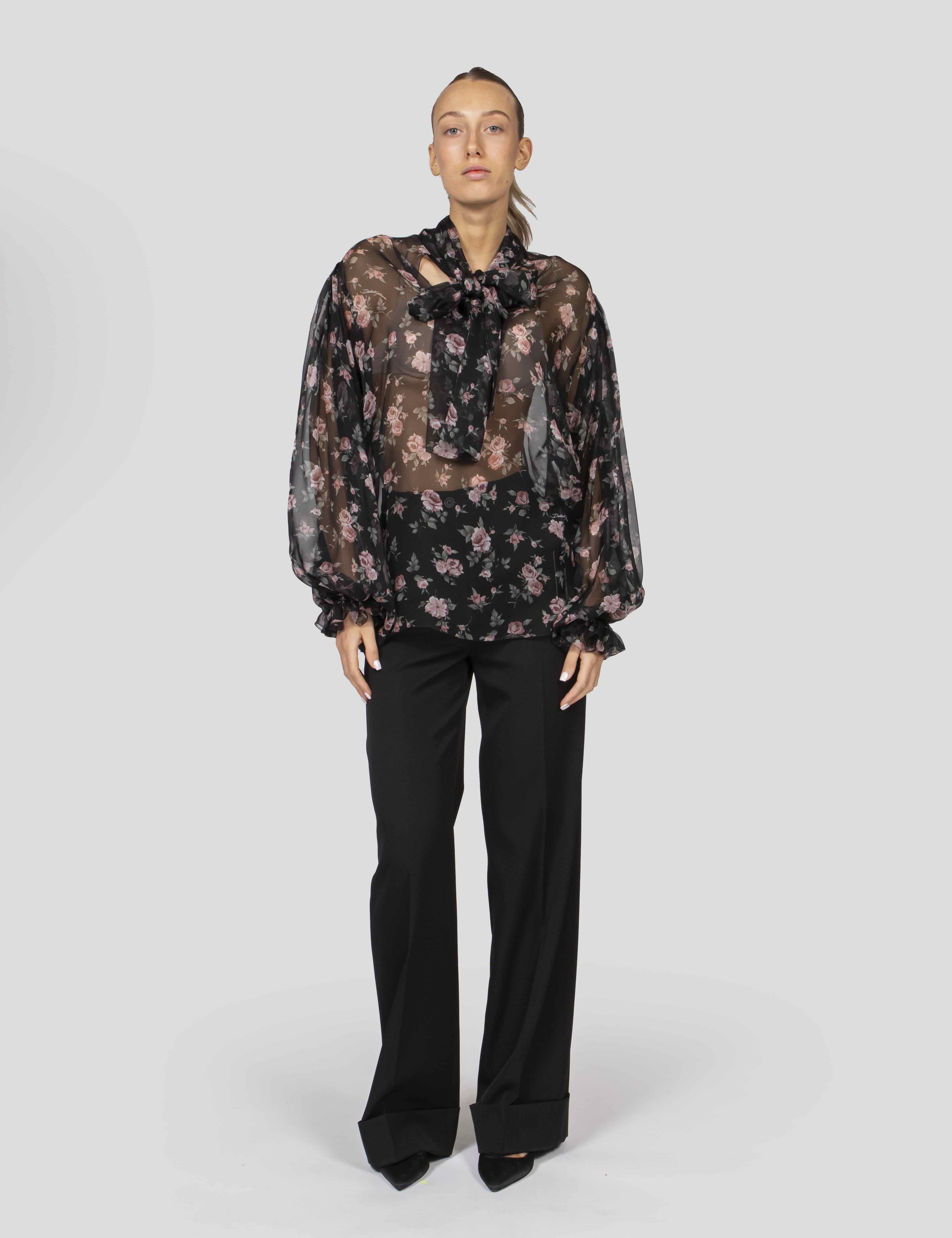 Dolce & Gabbana Abito HN5XQ ROSE VINTAGE F.NERO