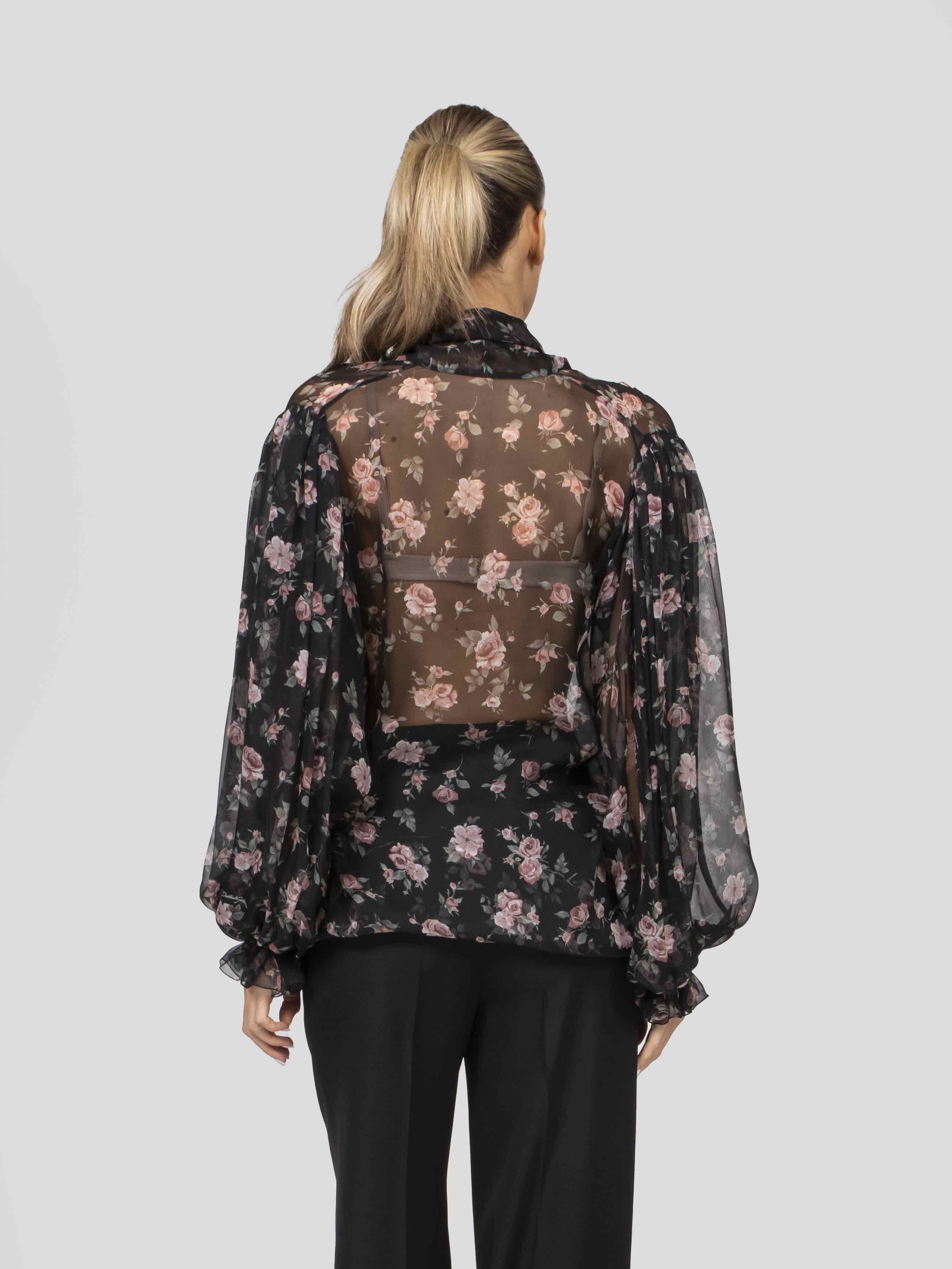 Dolce & Gabbana Abito HN5XQ ROSE VINTAGE F.NERO