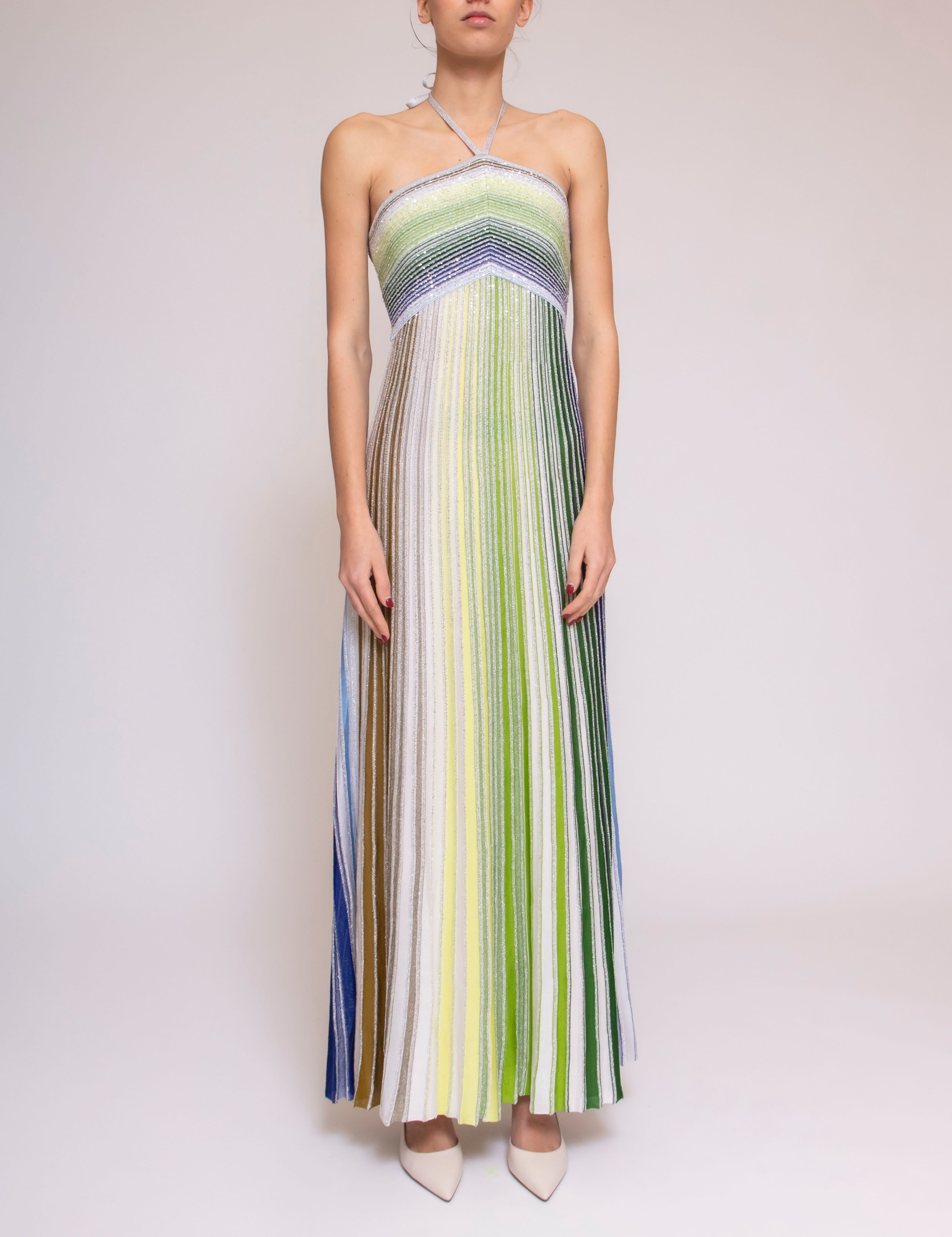 Missoni Abito Lungo SM9NG GREEN