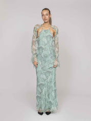Pinko Abito Mora VGV VERDE GRIGIO/VERDE ACQUA