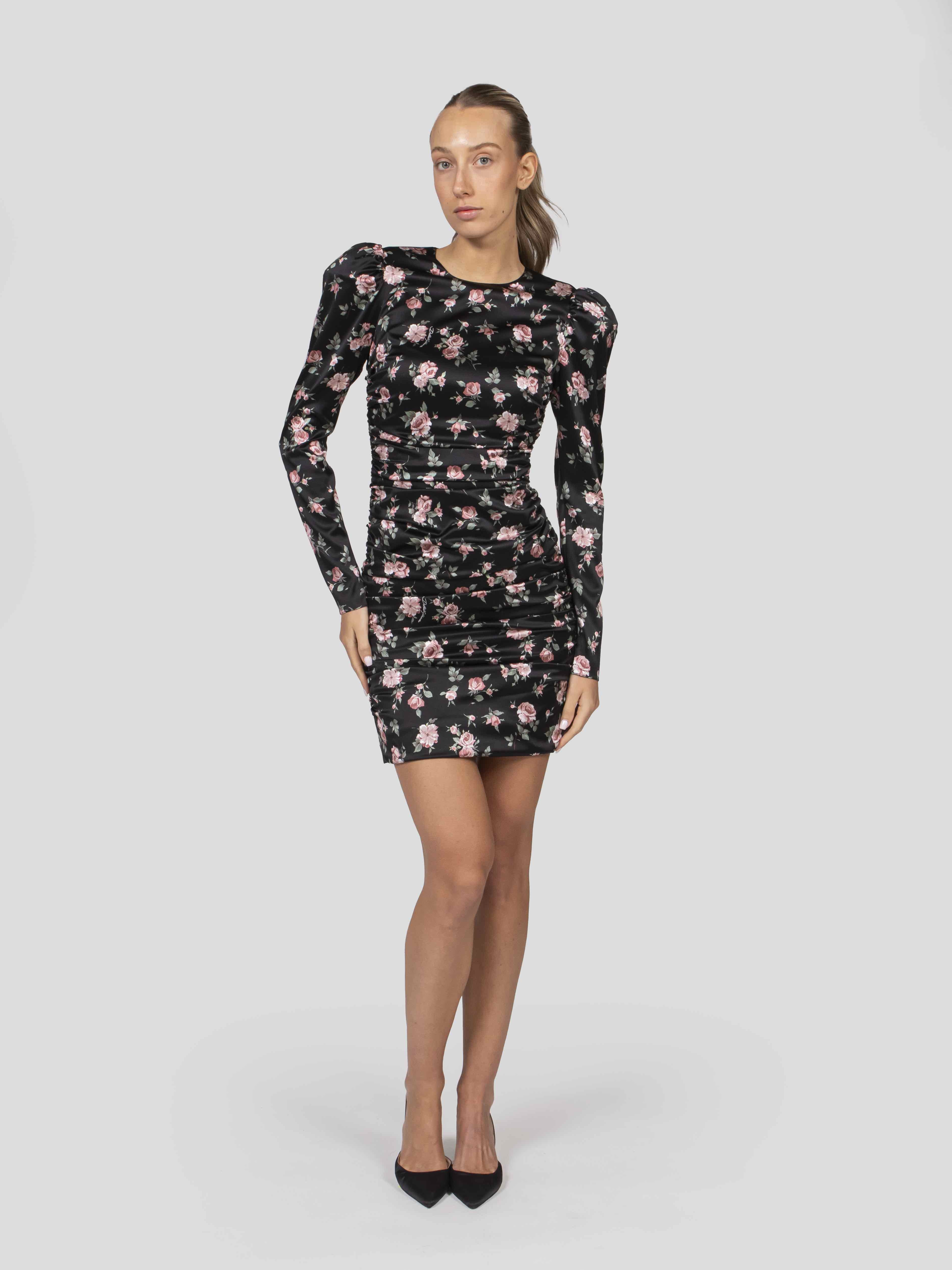 Dolce & Gabbana Abito NH5XQ ROSE VINTAGE F.NERO