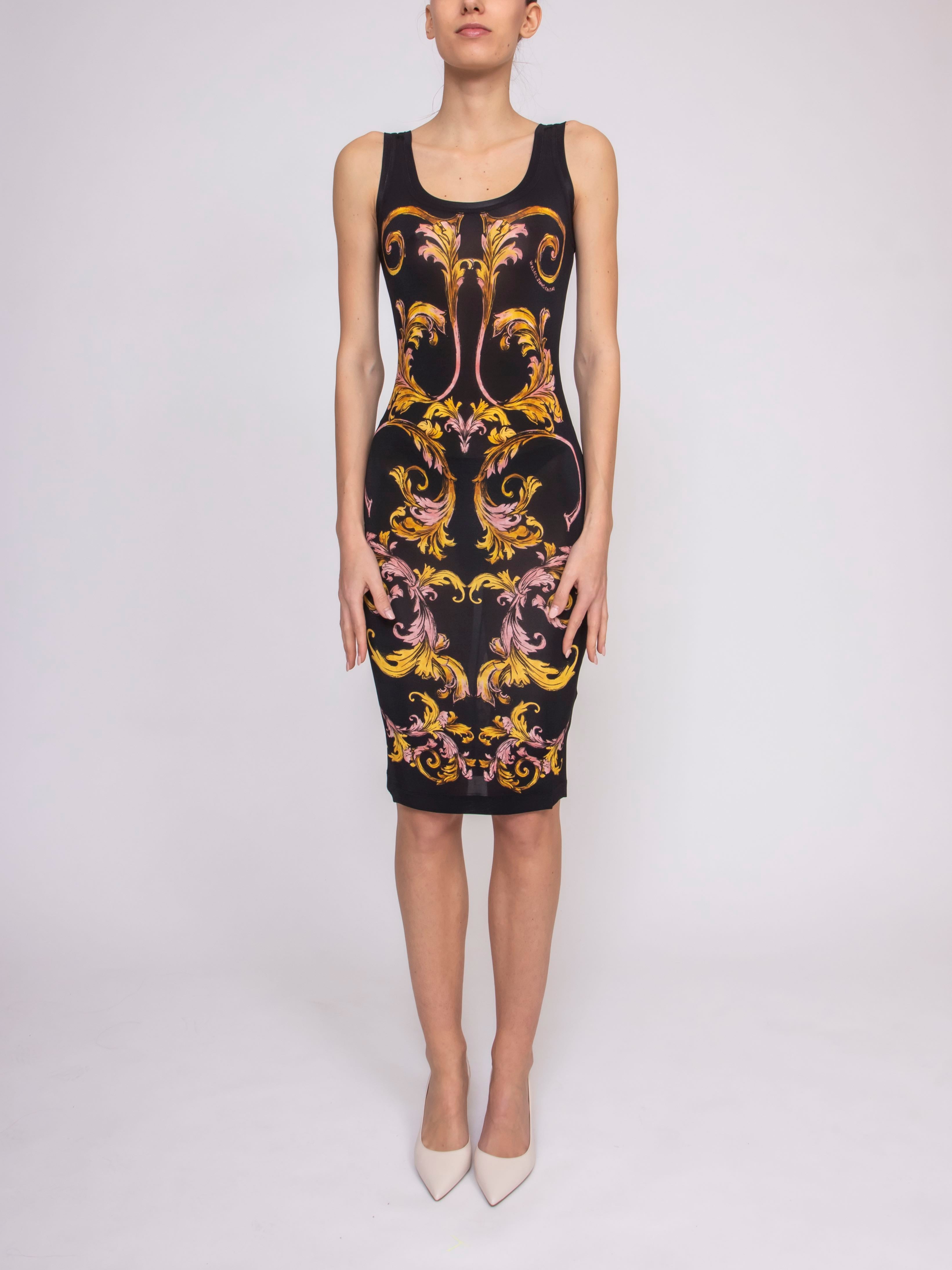 Versace Jeans Abito Placed G89 NERO/ORO