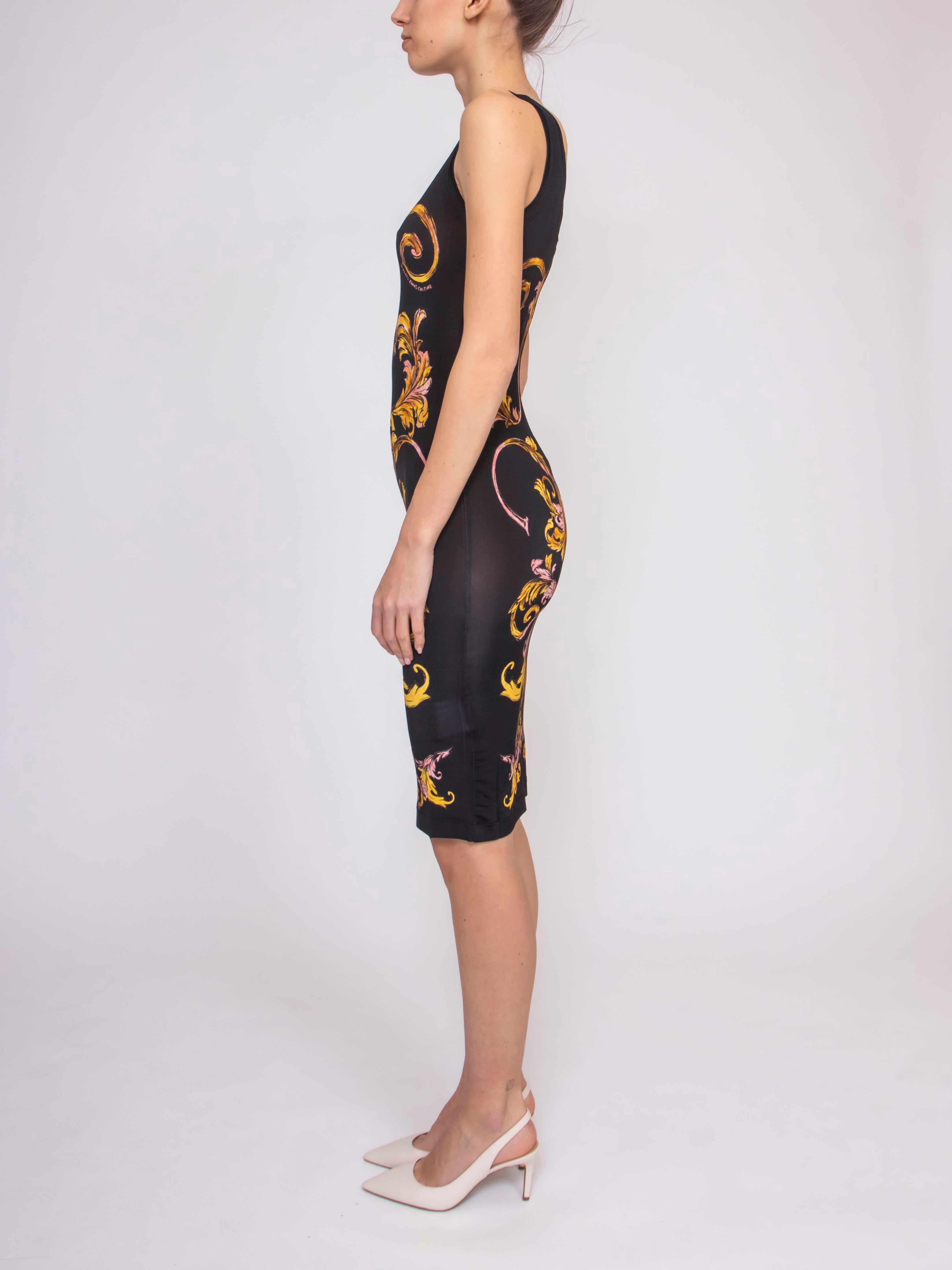 Versace Jeans Abito Placed G89 NERO/ORO