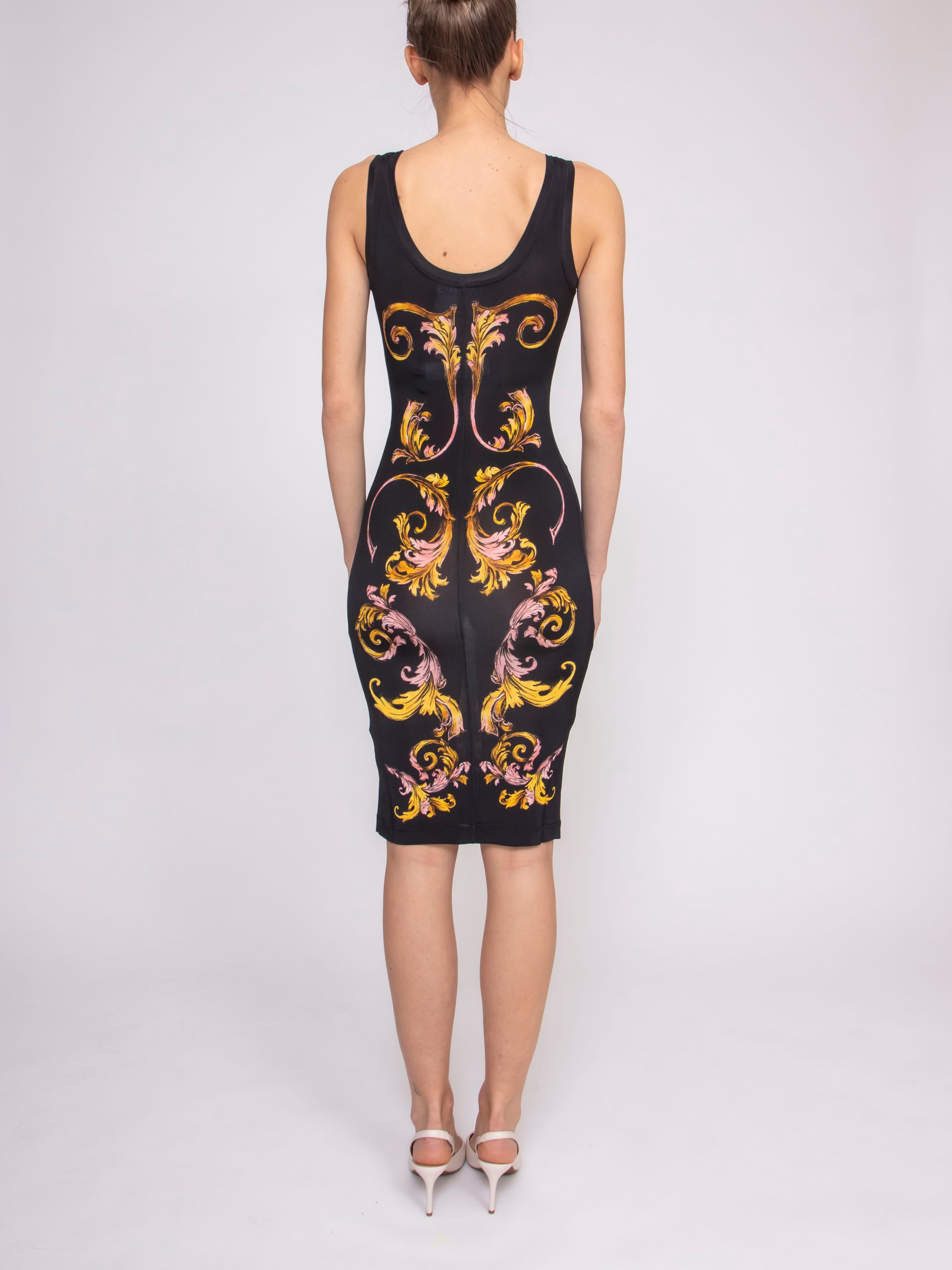 Versace Jeans Abito Placed G89 NERO/ORO