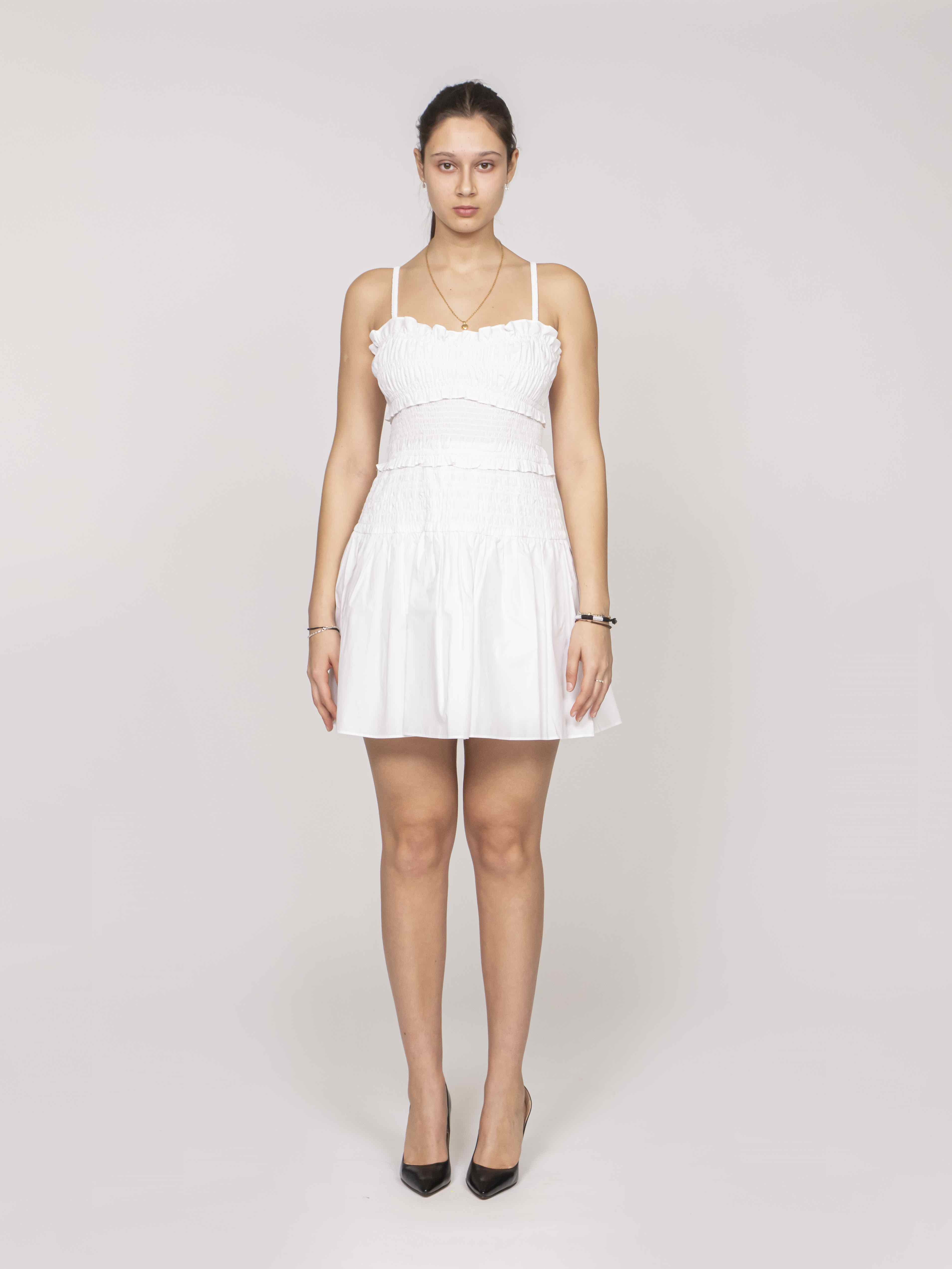 Michael Kors Abito Poplin 100 WHITE