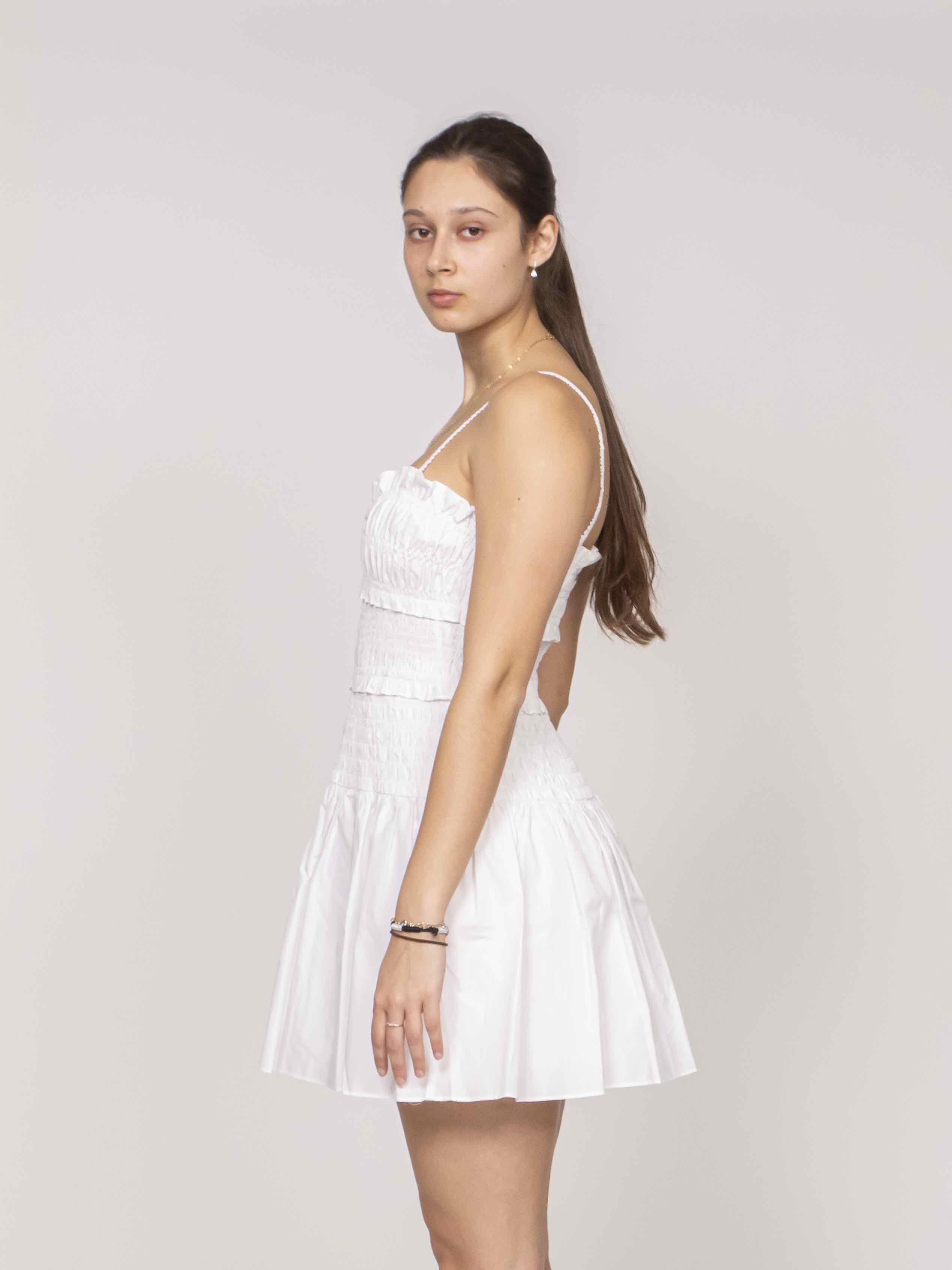 Michael Kors Abito Poplin 100 WHITE