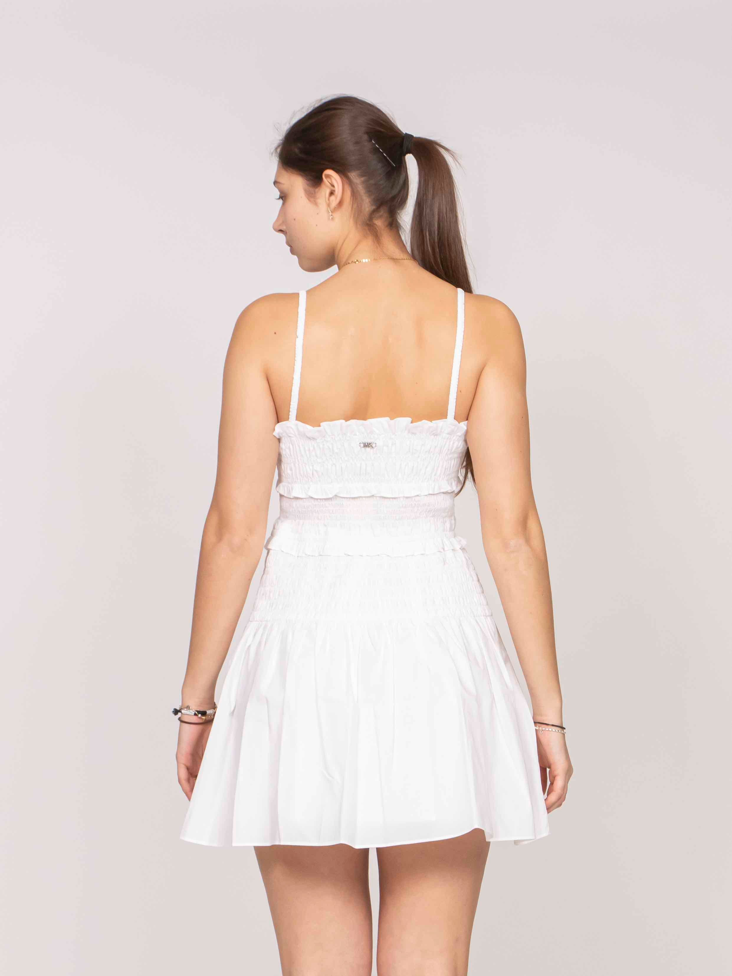Michael Kors Abito Poplin 100 WHITE
