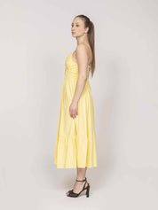 Michael Kors Abito Poplin Midi 744 LEMON