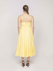 Michael Kors Abito Poplin Midi 744 LEMON