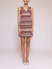 Missoni Abito Sleeveless S91N6 MULTI RED