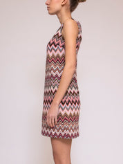 Missoni Abito Sleeveless S91N6 MULTI RED