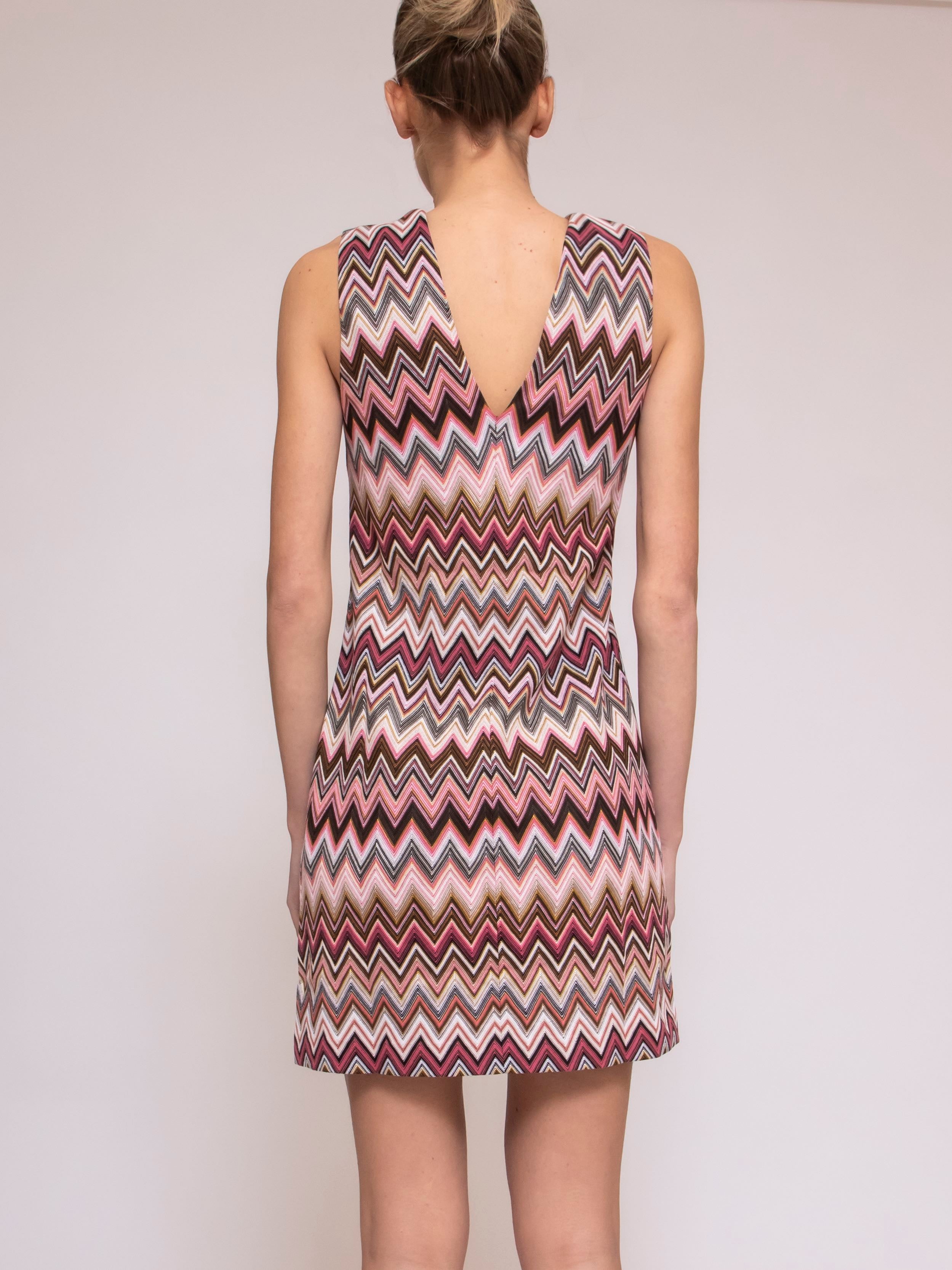 Missoni Abito Sleeveless S91N6 MULTI RED